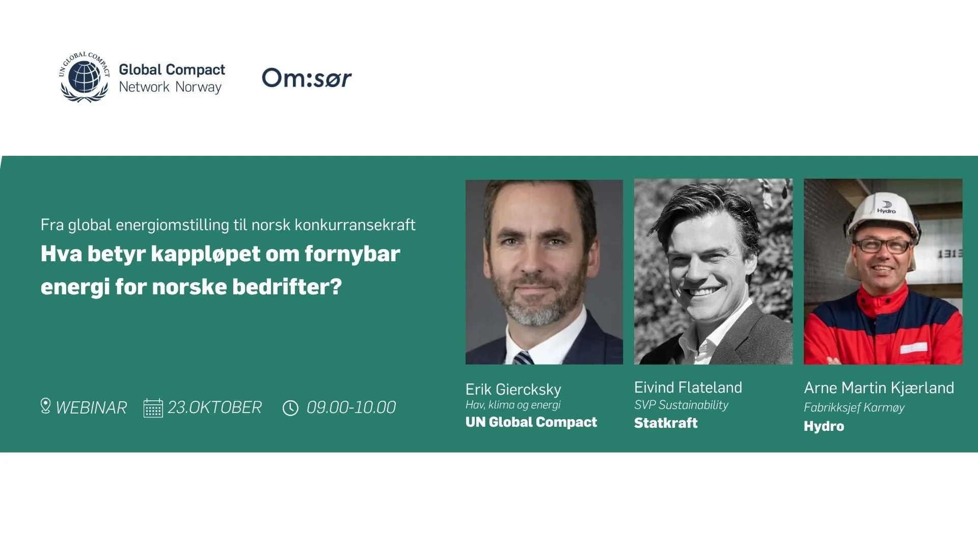 Fra global energiomstilling til norsk konkurransekraft: Hva betyr kappløpet om fornybar energi for norske bedrifter?