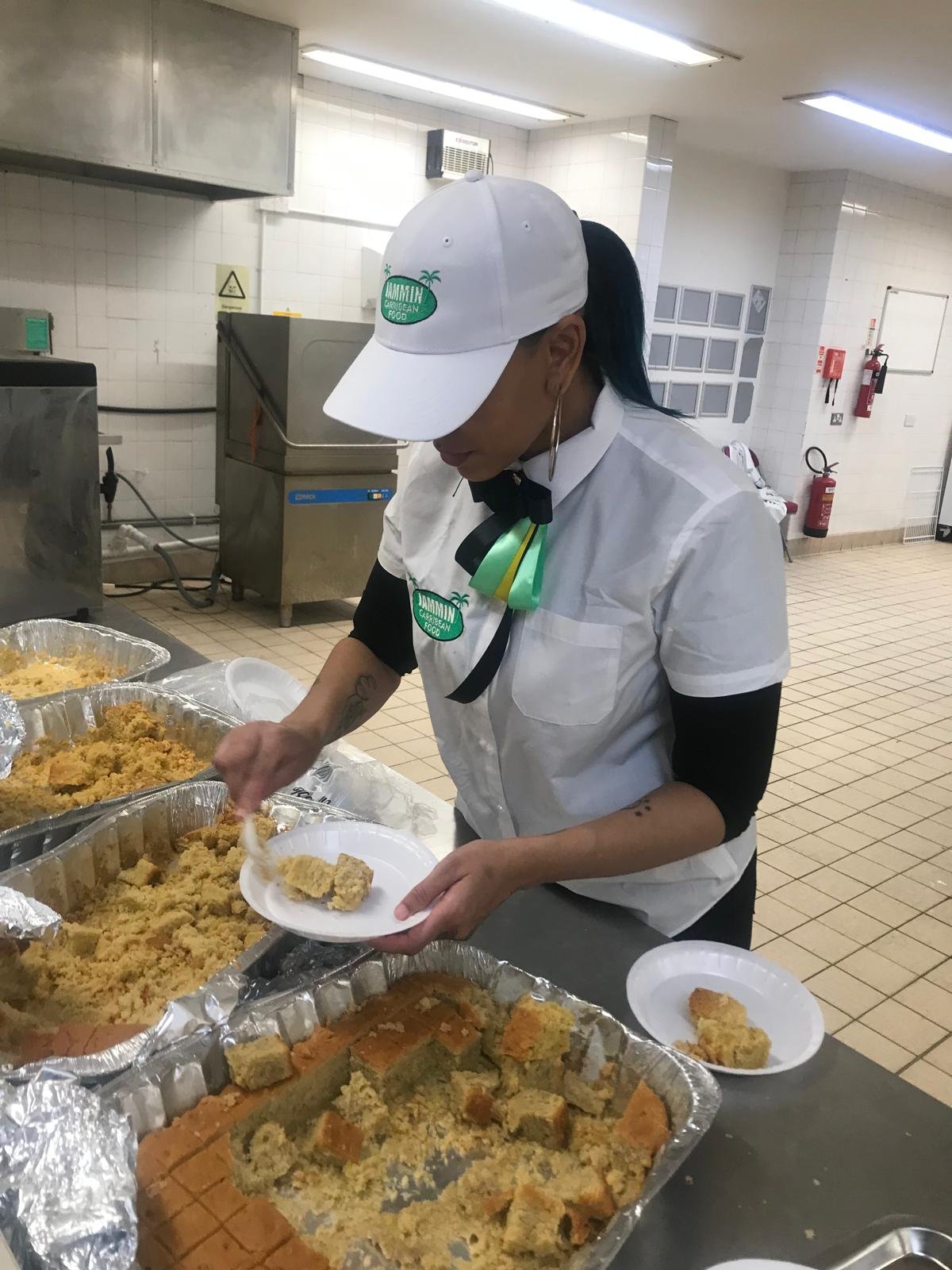 Jammin Caribbean deserts being served