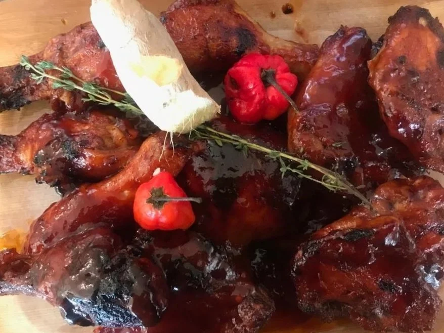 Barbeque Chicken with seasoning