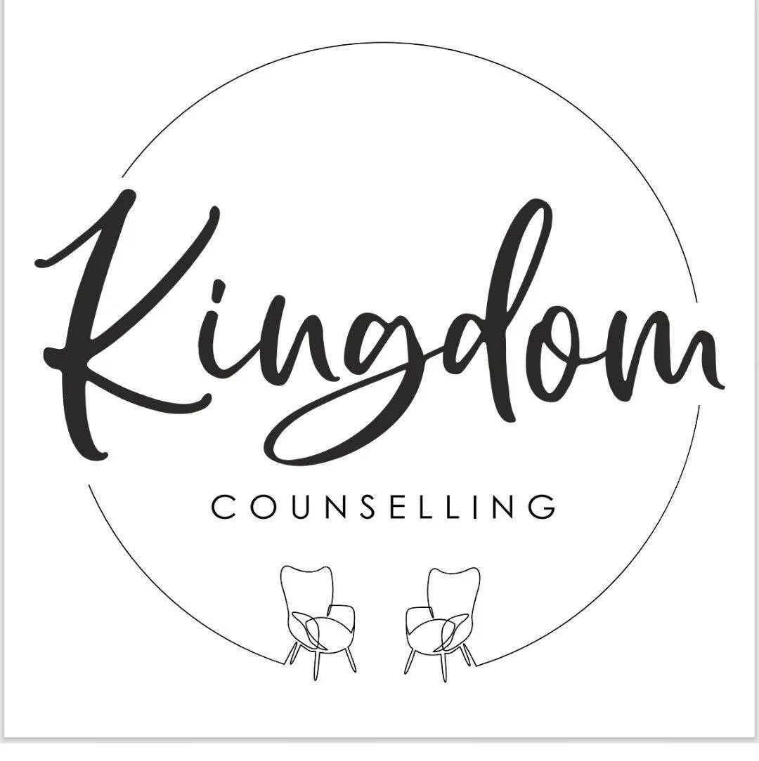 Logo with a handshake in the center, surrounded by the text "You’re never alone, MEN'S MENTAL HEALTH GROUP" on a black background.