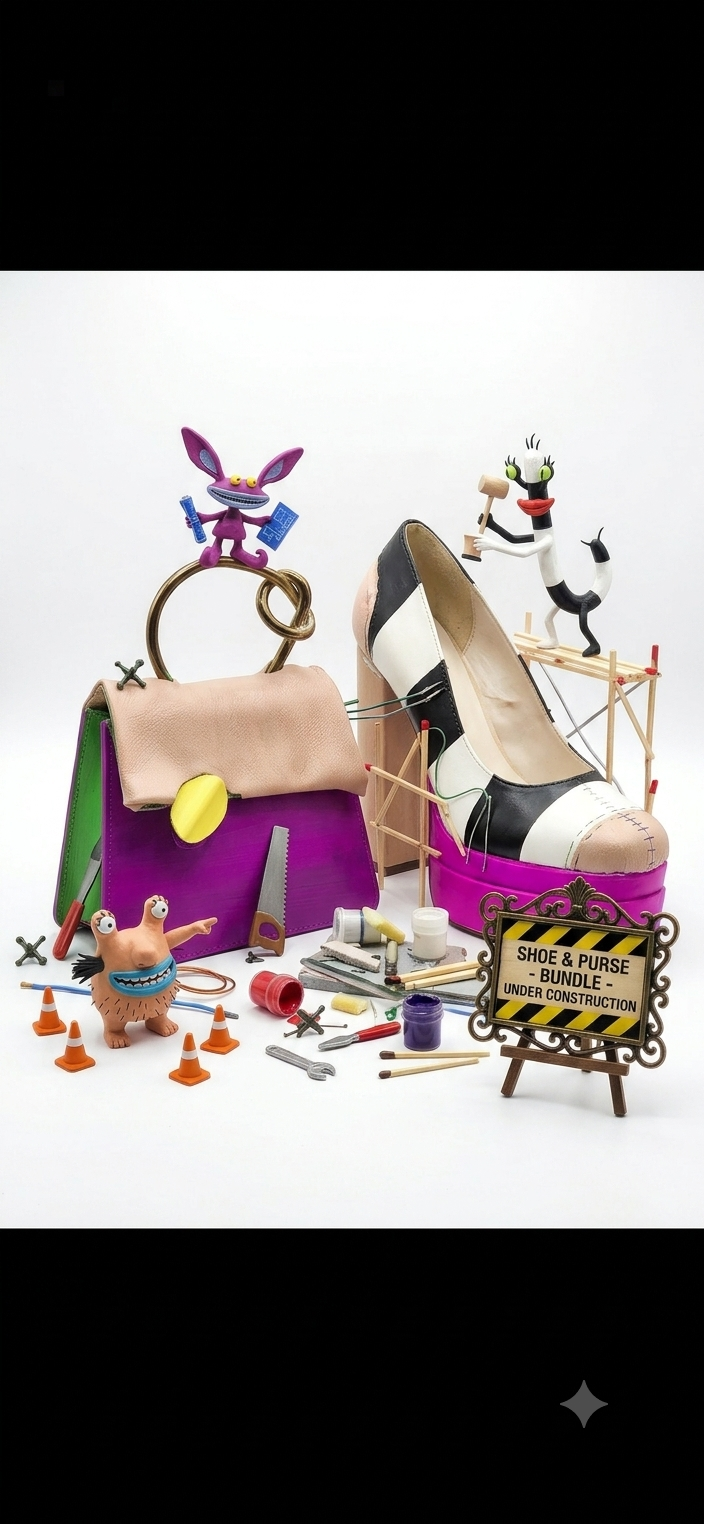 Under Construction: Ahhh Real Heels/Purse Set