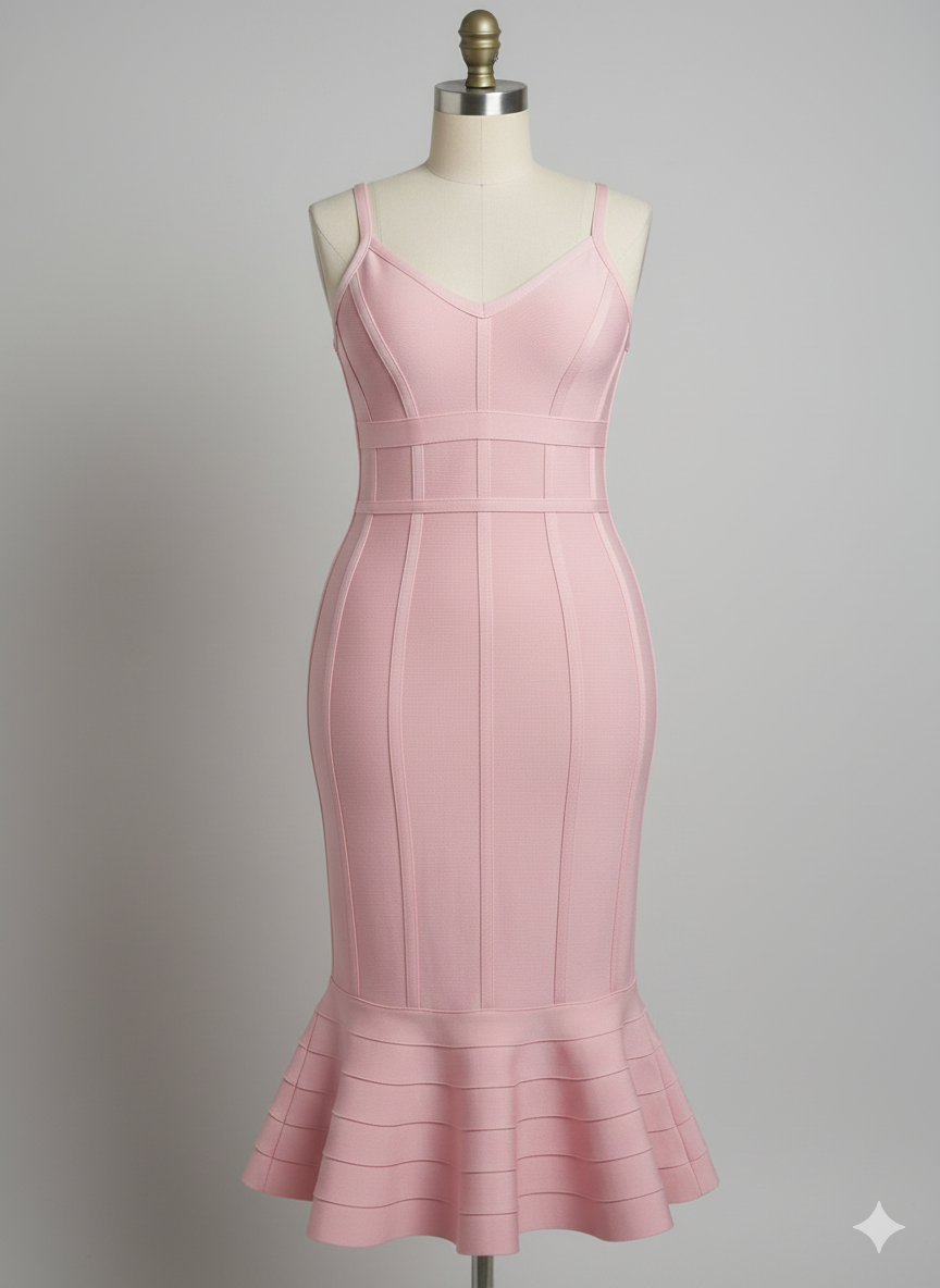 Pink Bandage Dress