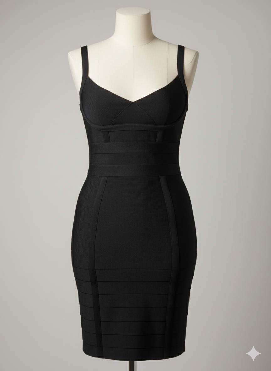 Black Con Dress