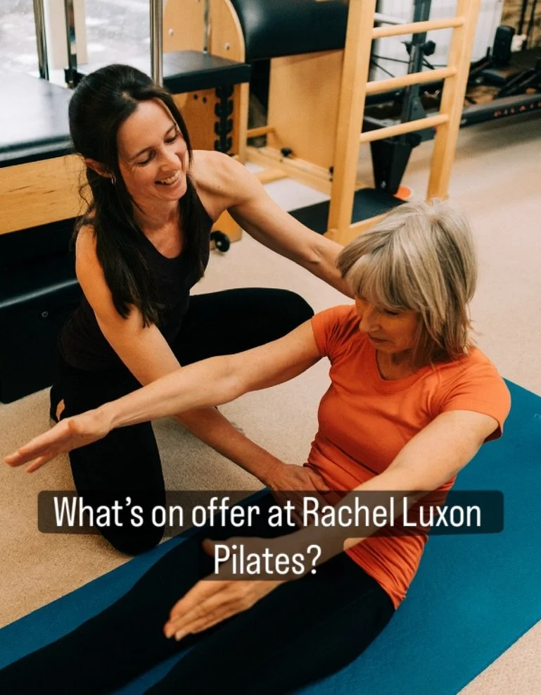 I&rsquo;ve had some lovely new followers lately so here&rsquo;s a little reintroduction and what I offer at Rachel Luxon Pilates.

I&rsquo;ve been teaching Pilates for 10 years now, training with Body Control Pilates in mat, Reformer and Studio Appar