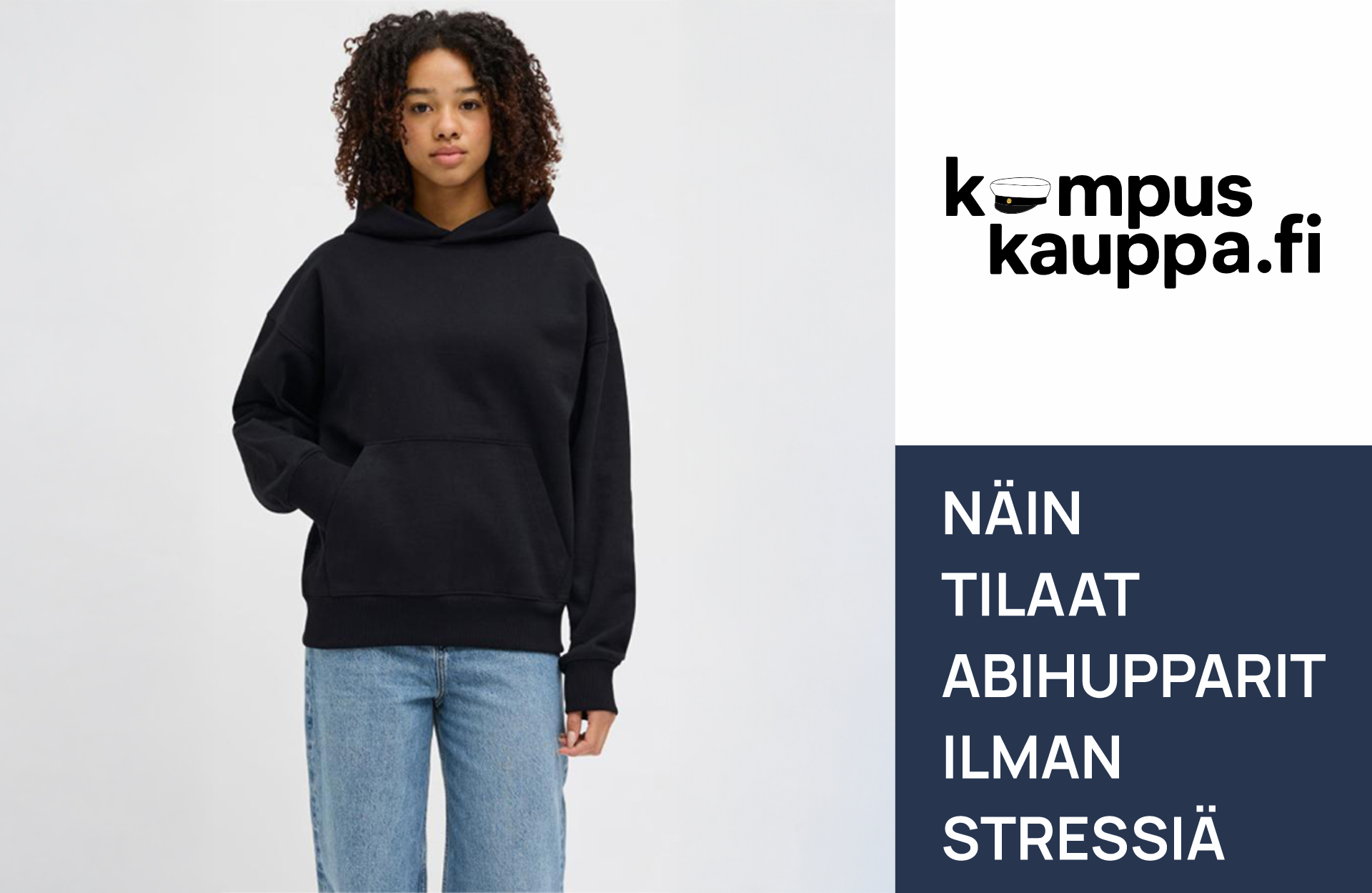 Näin tilaat abihupparit ilman stressiä