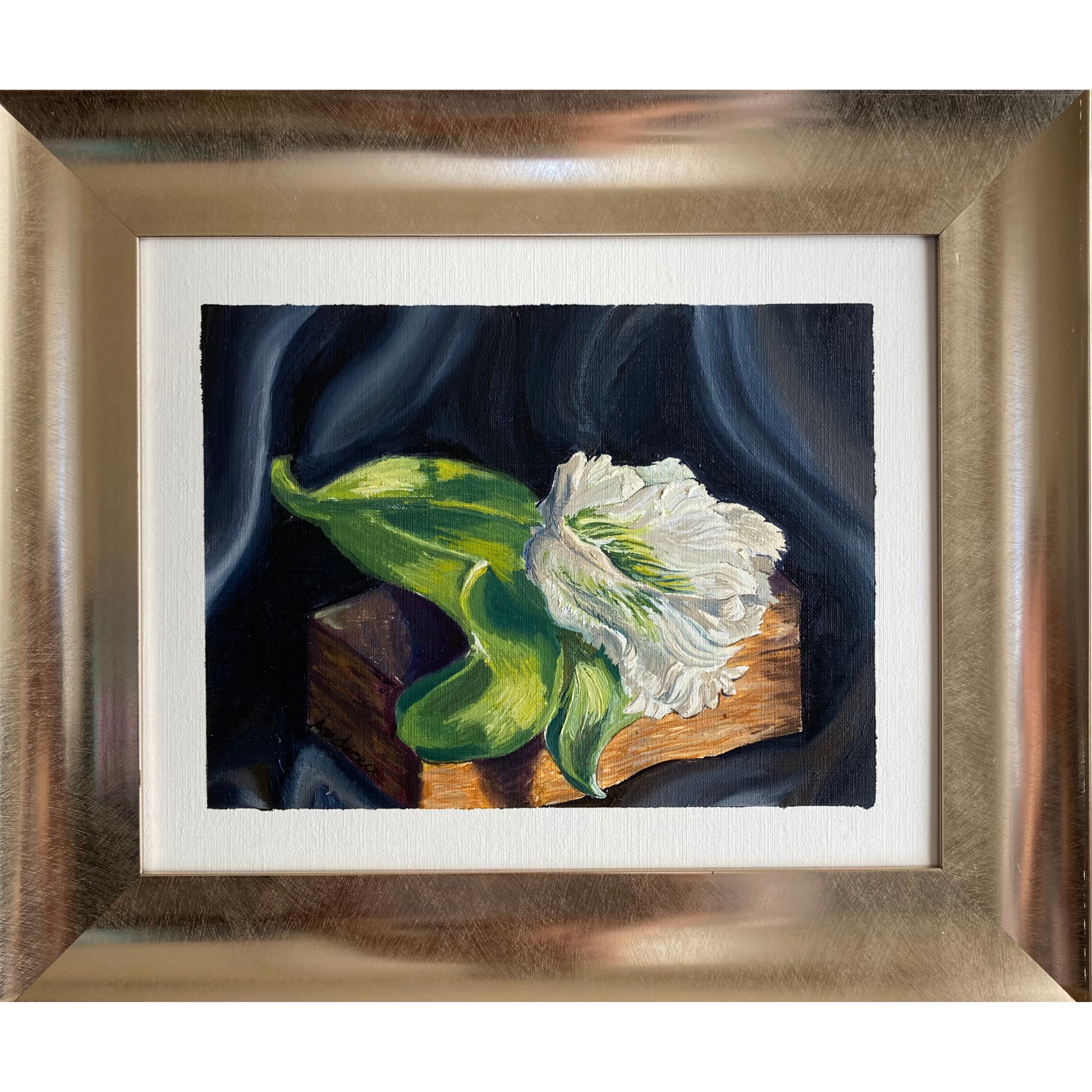 Lone Tulip, Framed