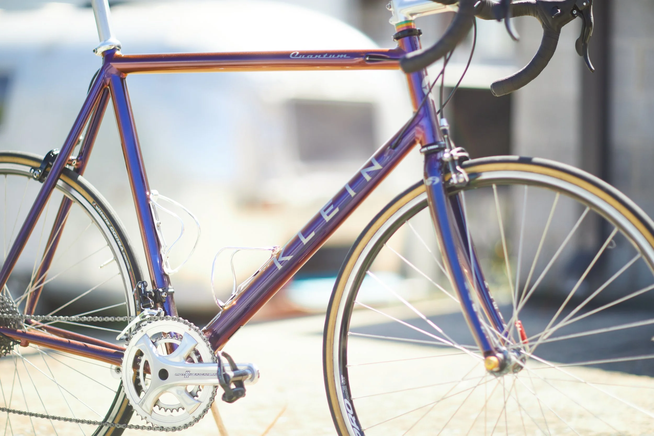 Custom vintage road bicycle