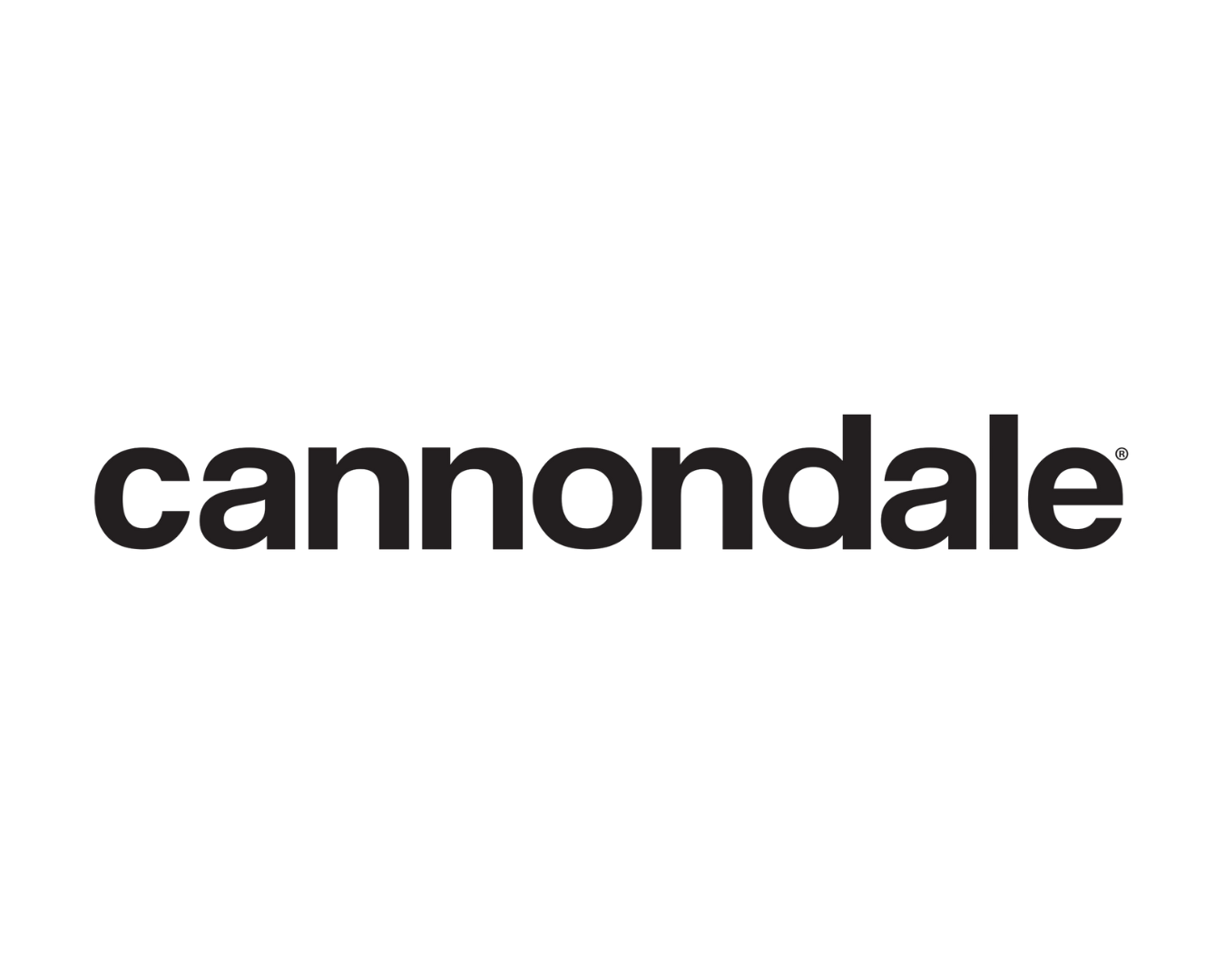 Black background with the white text 'Let your adventure begin' above the large black 'cannondale' logo.