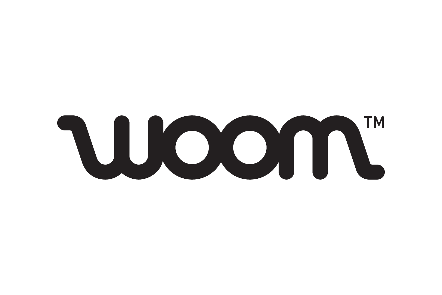 The logo for Woom in black text on a transparent background.