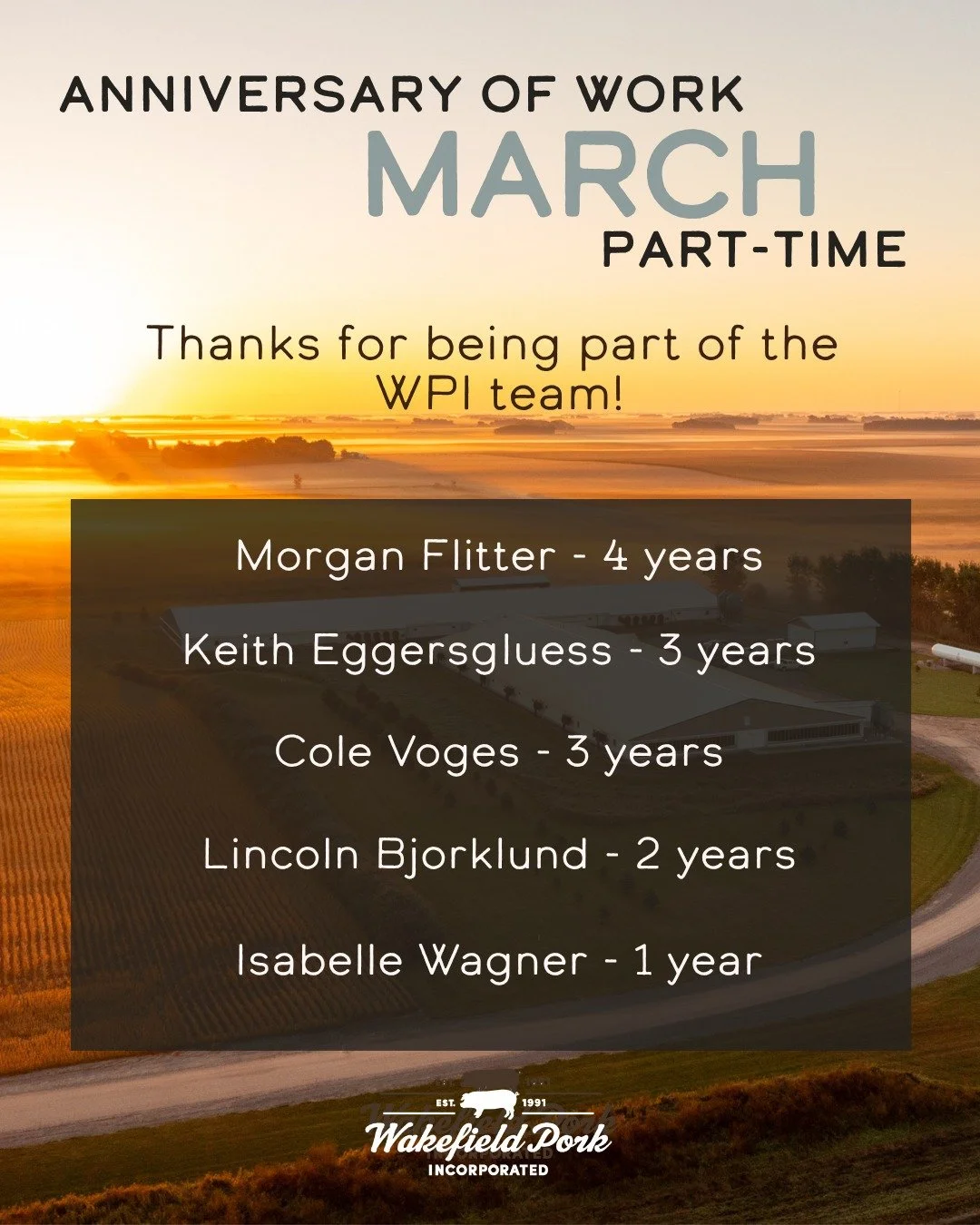 Congratulations to these five part-time employees on celebrating their work anniversaries with WPI! 🌟 We're grateful for all that you bring to the team.

Recognize one of these names? Let us know in the comments! 🎉