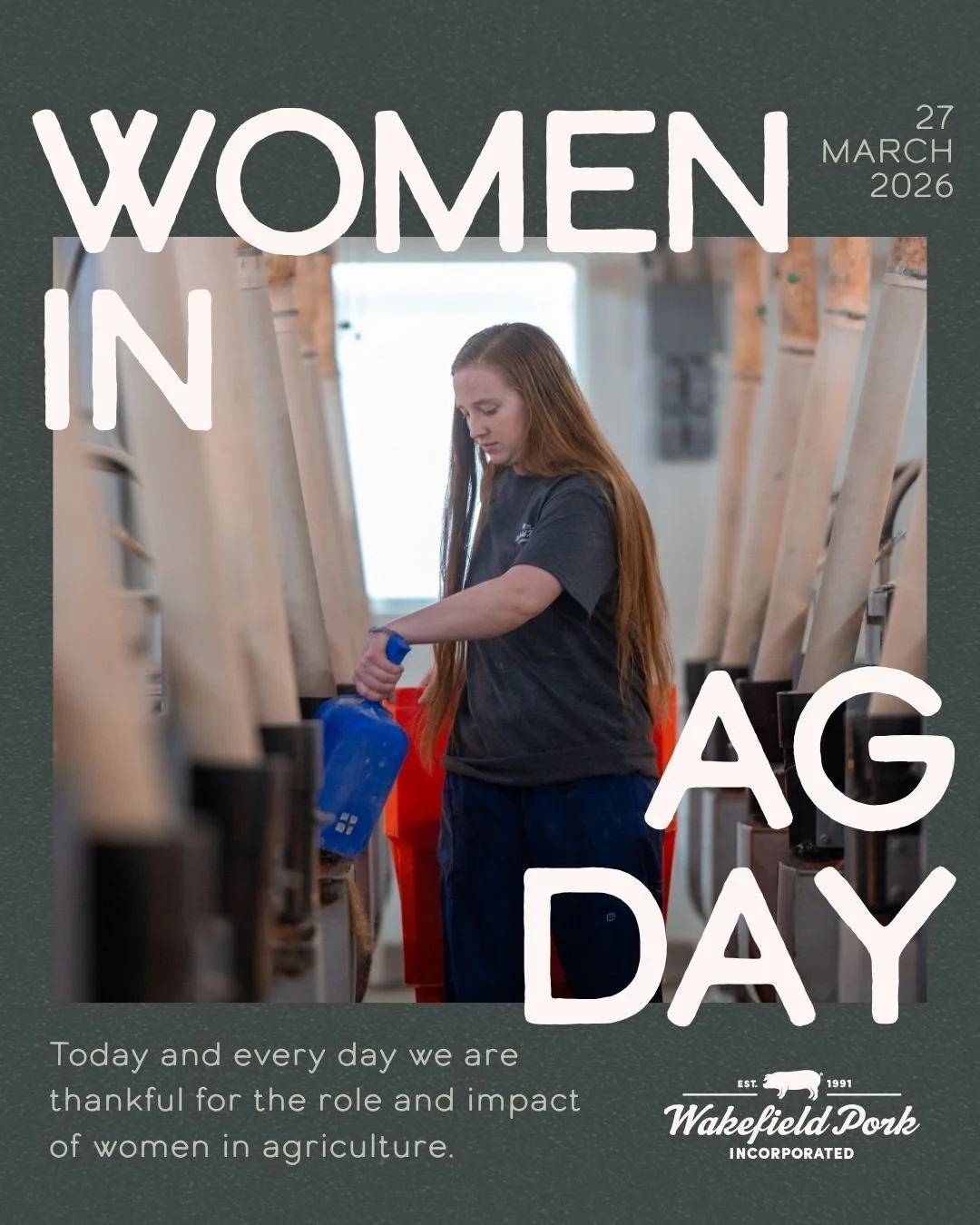 Whether it&rsquo;s running for parts, helping with livestock chores, keeping records, making meals during the busy seasons, or advocating for our industry&mdash;we&rsquo;re grateful for the women making a difference in agriculture.

Happy National Wo