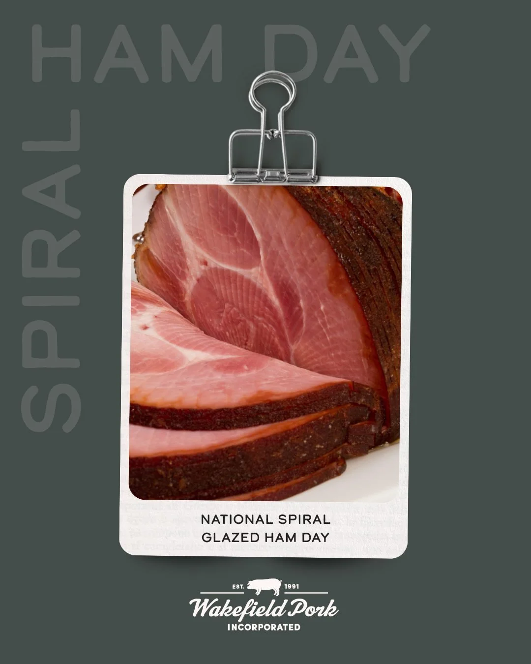 National Spiral Glazed Ham Day! All you need is a spiral ham, a good glaze, and a table full of people to share it with. 

Check out more ways to cook ham below!
https://buff.ly/6eI4q90