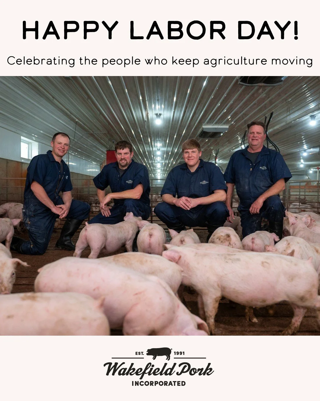 Today, we celebrate the men and women behind the work. The ones who show up, contribute, keep things moving forward. We are thankful for those that make a difference in our world through their work. Happy Labor Day! 🐖 

#LaborDay #HardWork