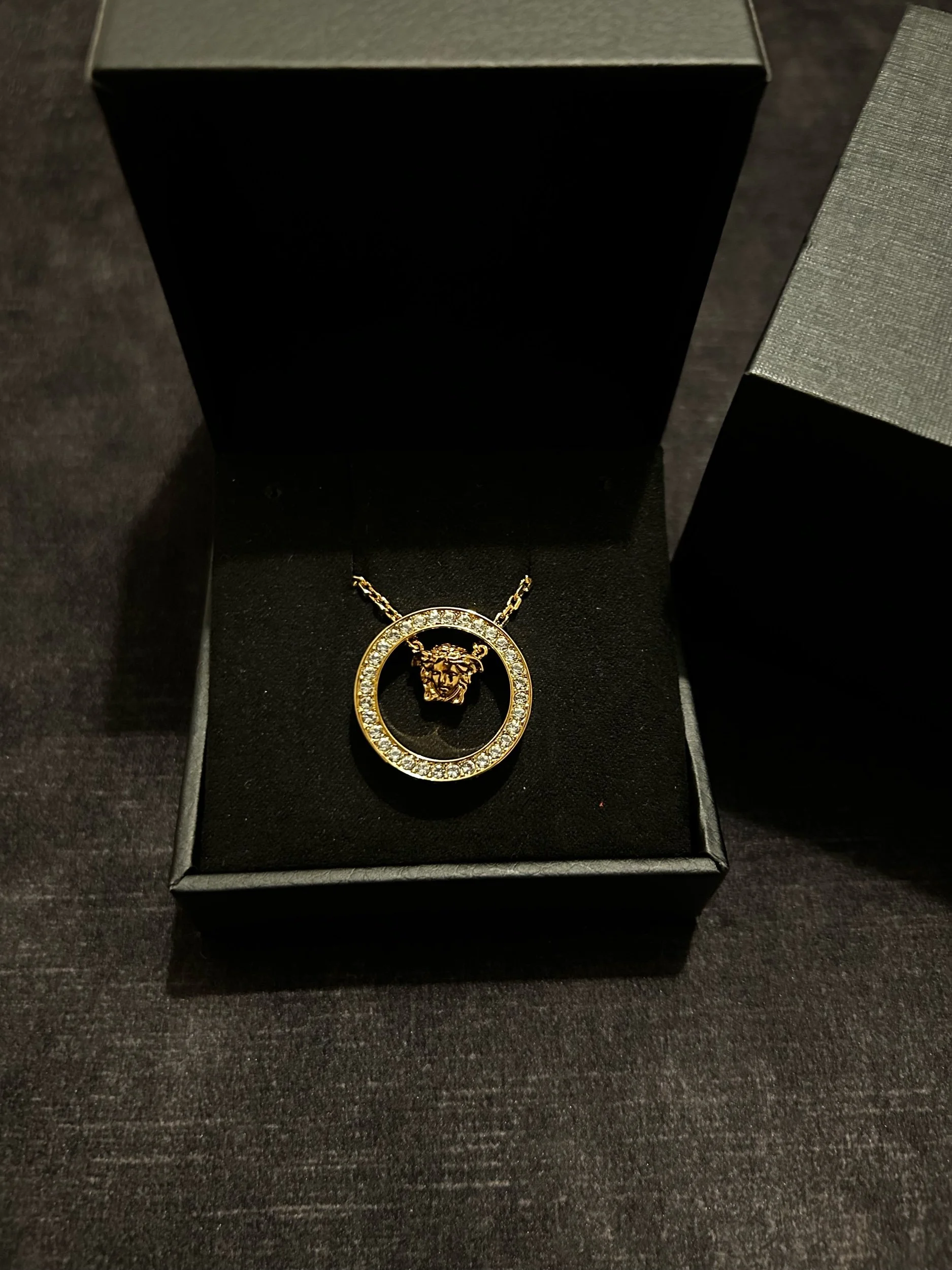 VERSACE Medusa Ring Necklace