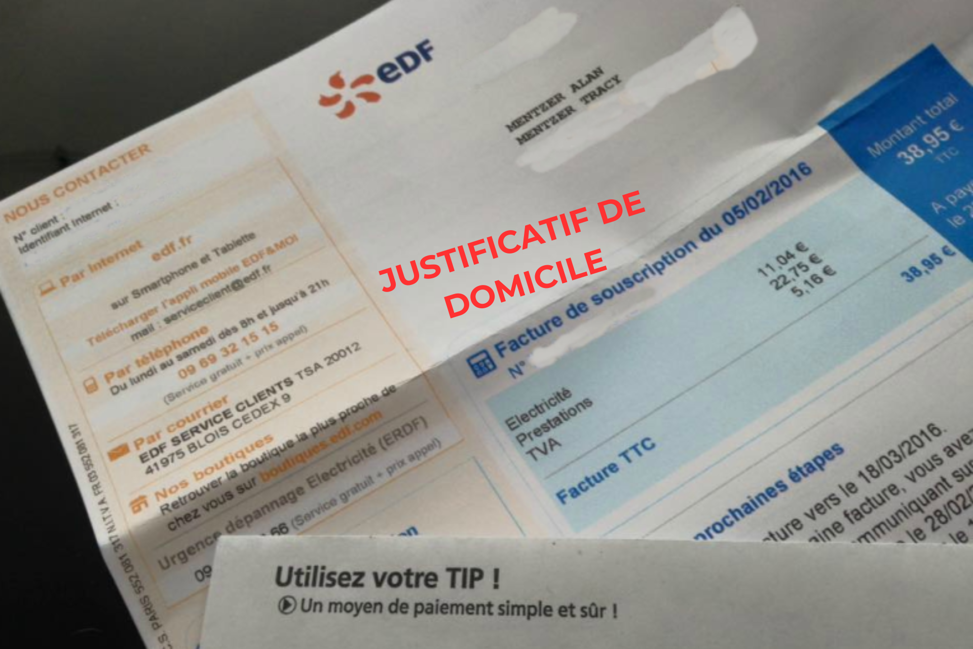 Why Does Every French Form Need a Utility Bill?
