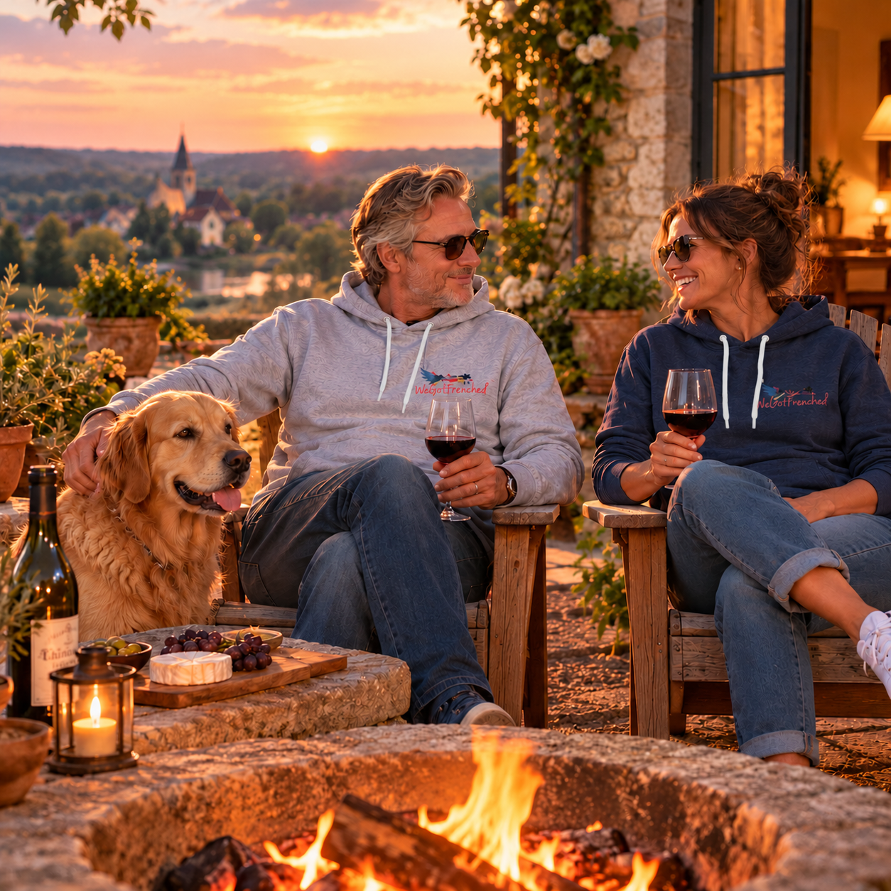 French Country Evenings Hoodie