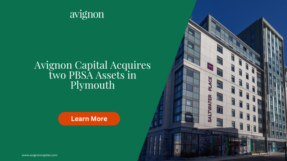 Avignon Capital acquires two PBSA assets in Plymouth