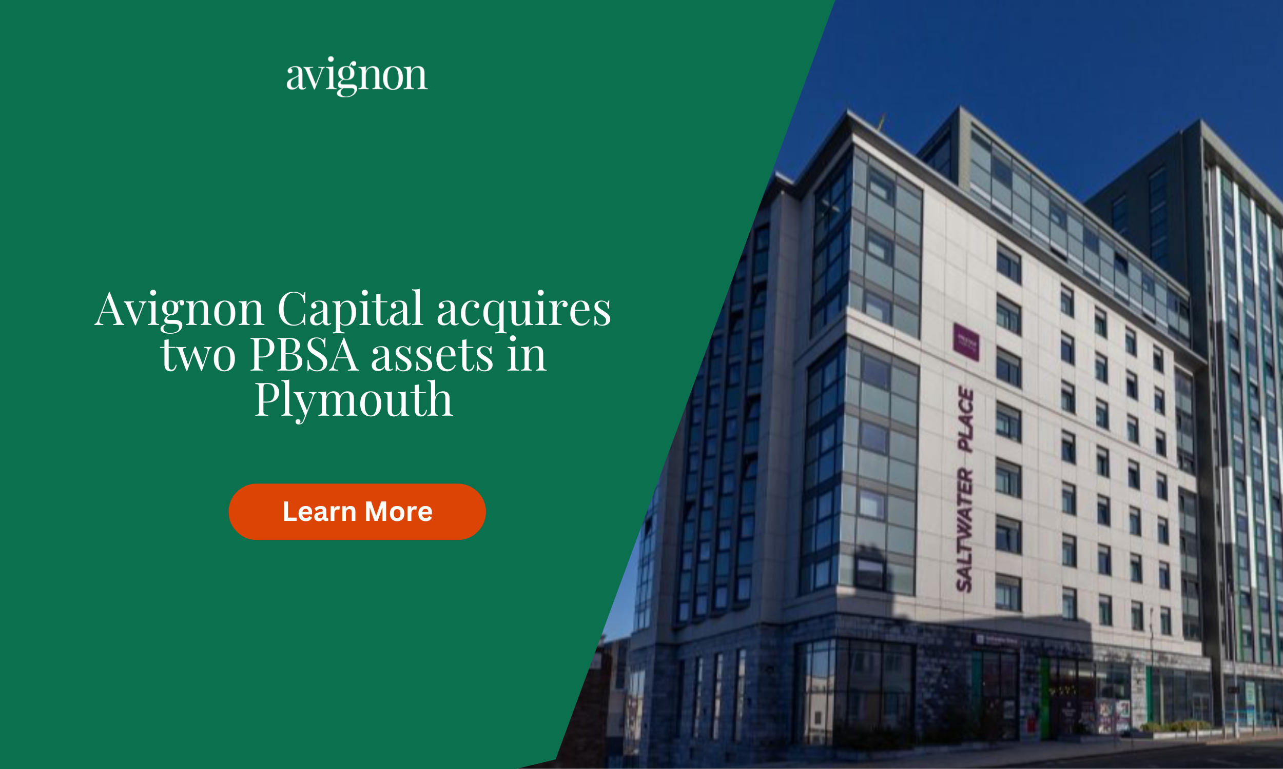Avignon Capital acquires two PBSA assets in Plymouth
