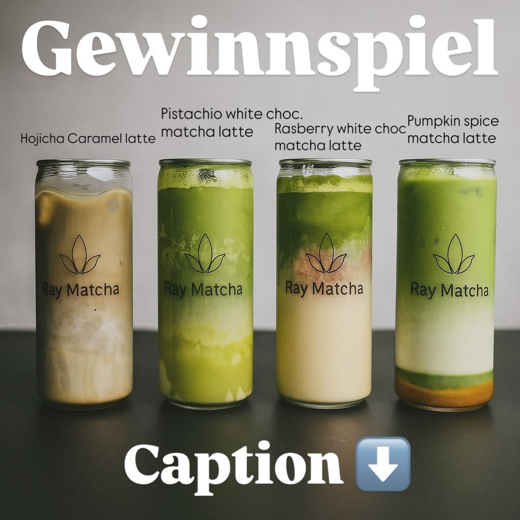 🌿 Morgen ist es soweit &ndash; unser Launch steht bevor! 🌿
Am 31.10. starten wir offiziell mit Ray Matcha in Kooperation mit @panina.ffm 🎉

📍 Wo: Fahrgasse 7, 60311 Frankfurt am Main
🕛 Wann: ab 12 Uhr

💚 Und jetzt kommt&rsquo;s:
Wir verlosen 4 