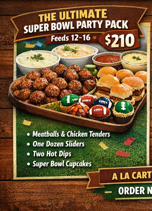 THE ULTIMATE SUPER BOWL PARTY PACK