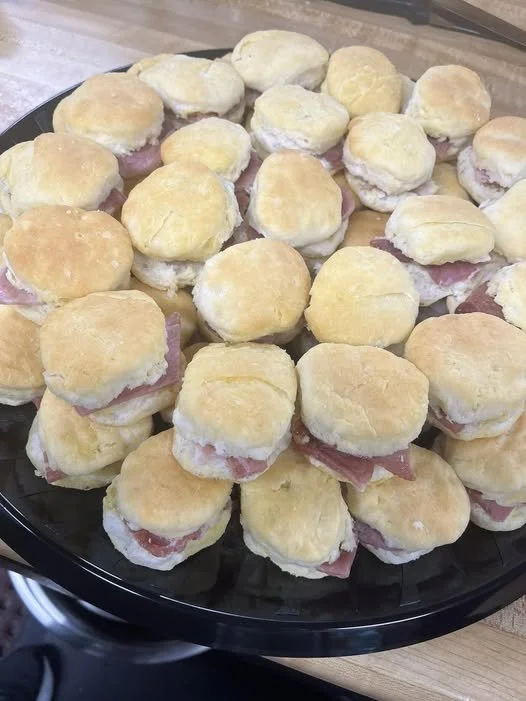 Easter Mini Ham Biscuits (per dozen)