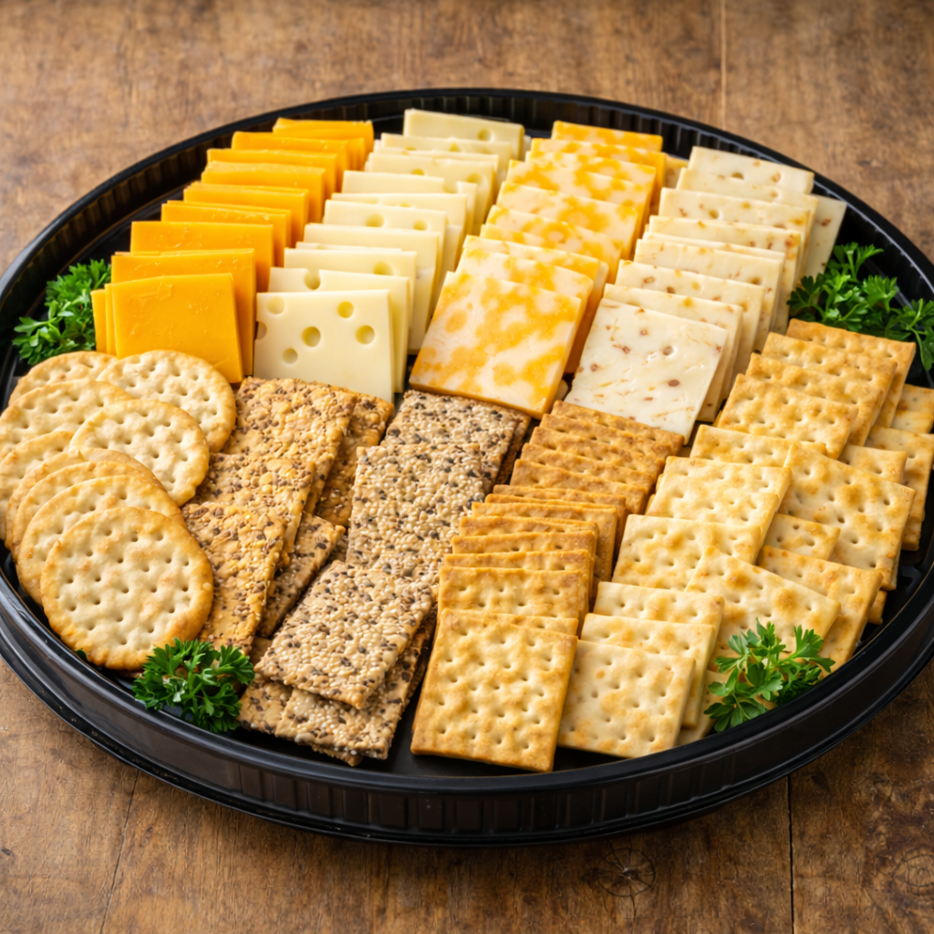 Cheese & Crackers Platter (16-inch tray)
