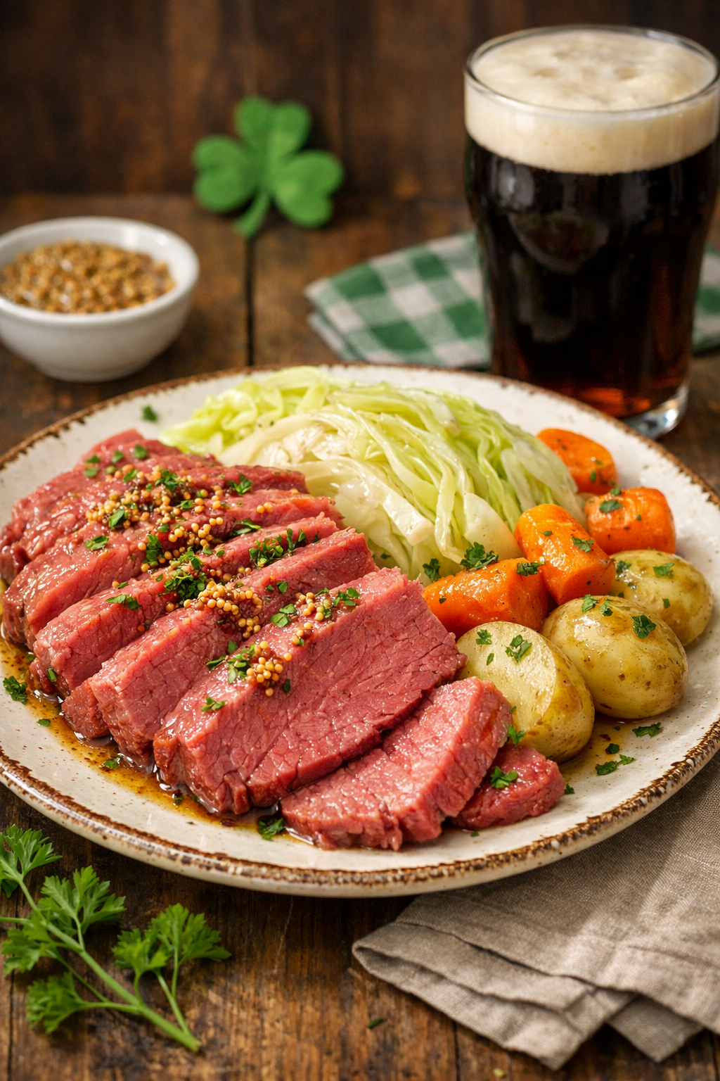 St. Patrick's Day Corned Beef & Cabbage Family Meal