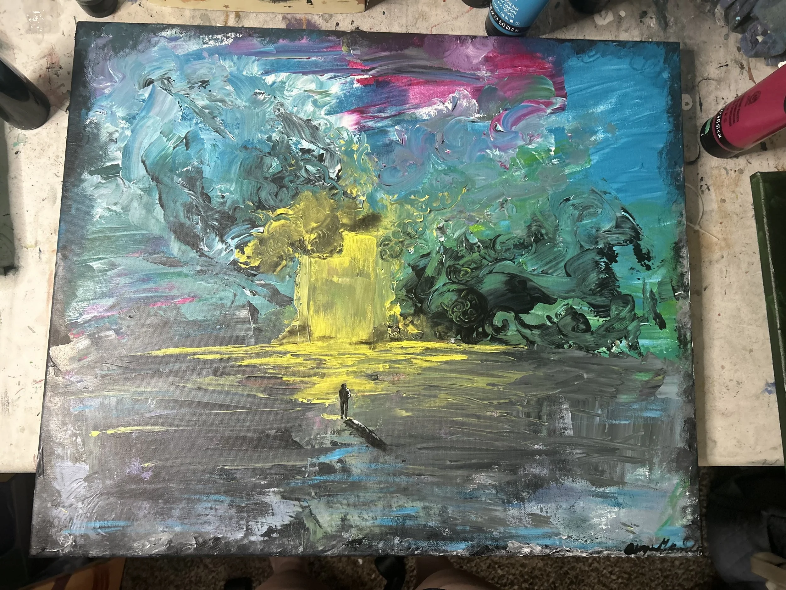 $70 - Acrylic "The Door to Oblivion"