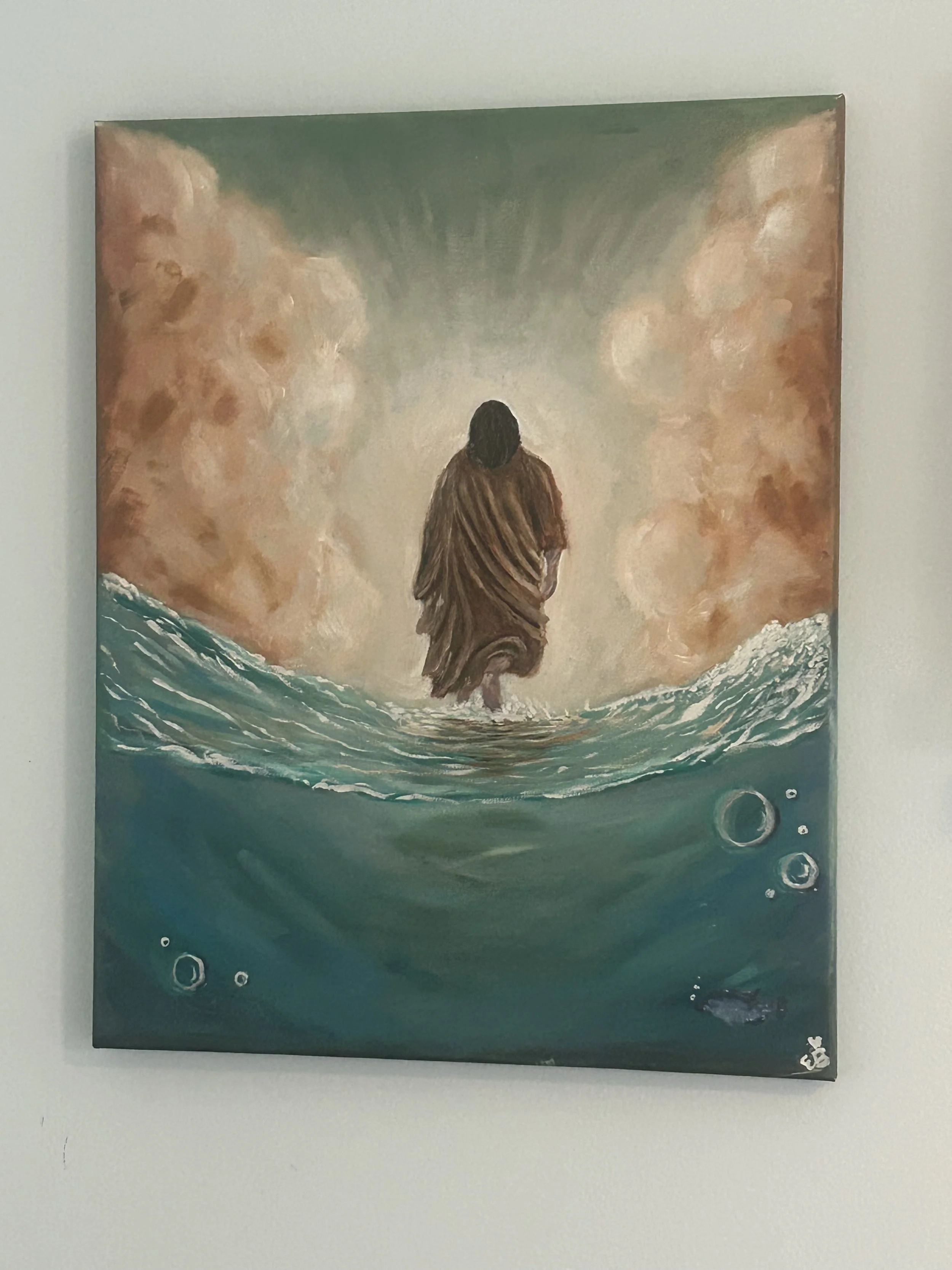 $70 - Oil "Walking on Water"