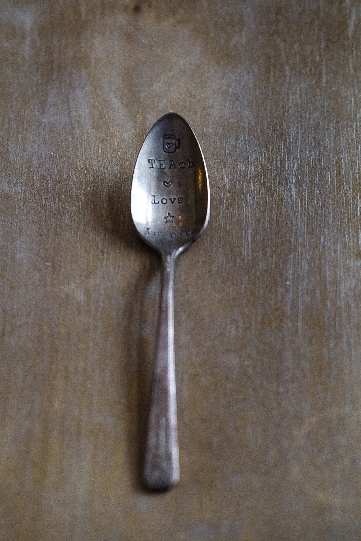 Teacher Spoon: a gift from a lovely friend