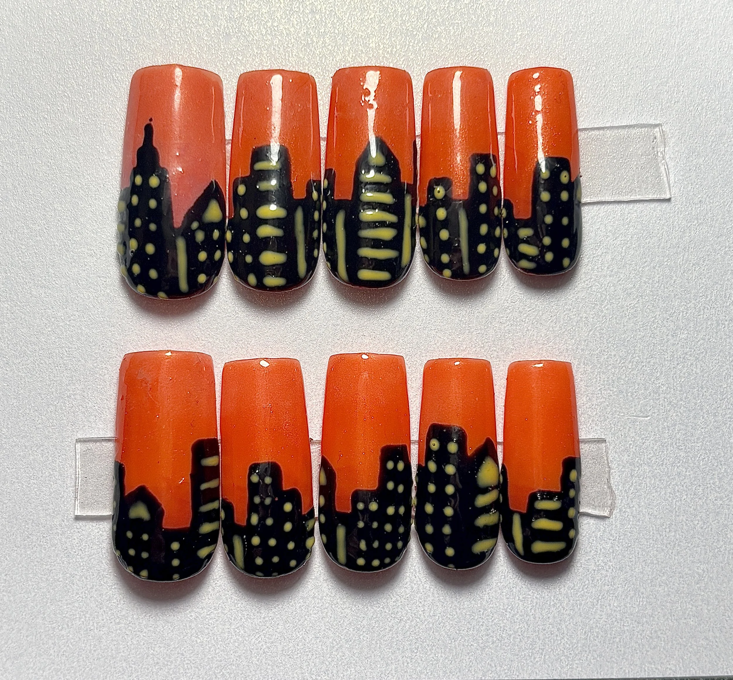 City Scape Nails