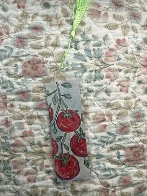 Tomatoes x Water Flower Bookmark