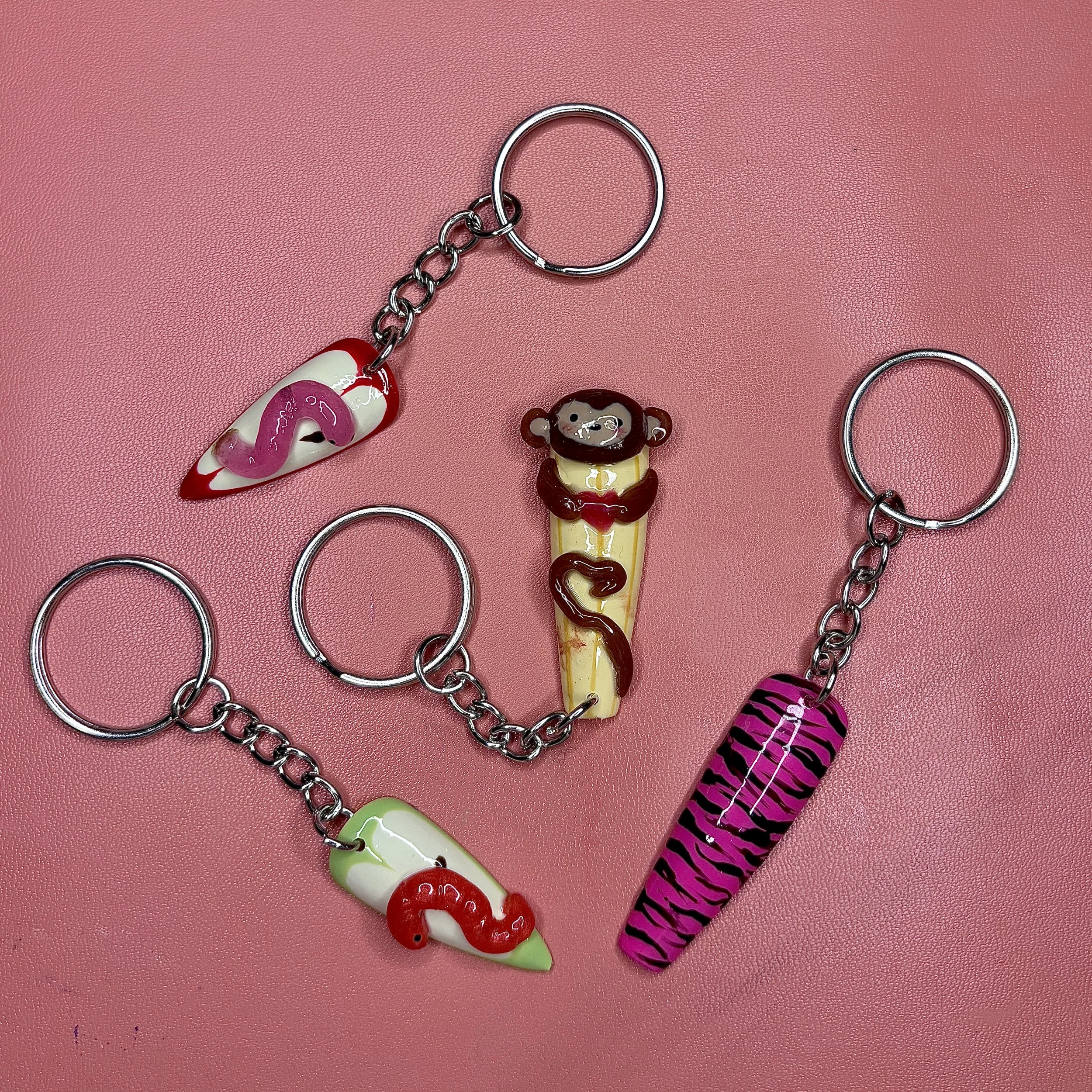 Nail key chains.jpg