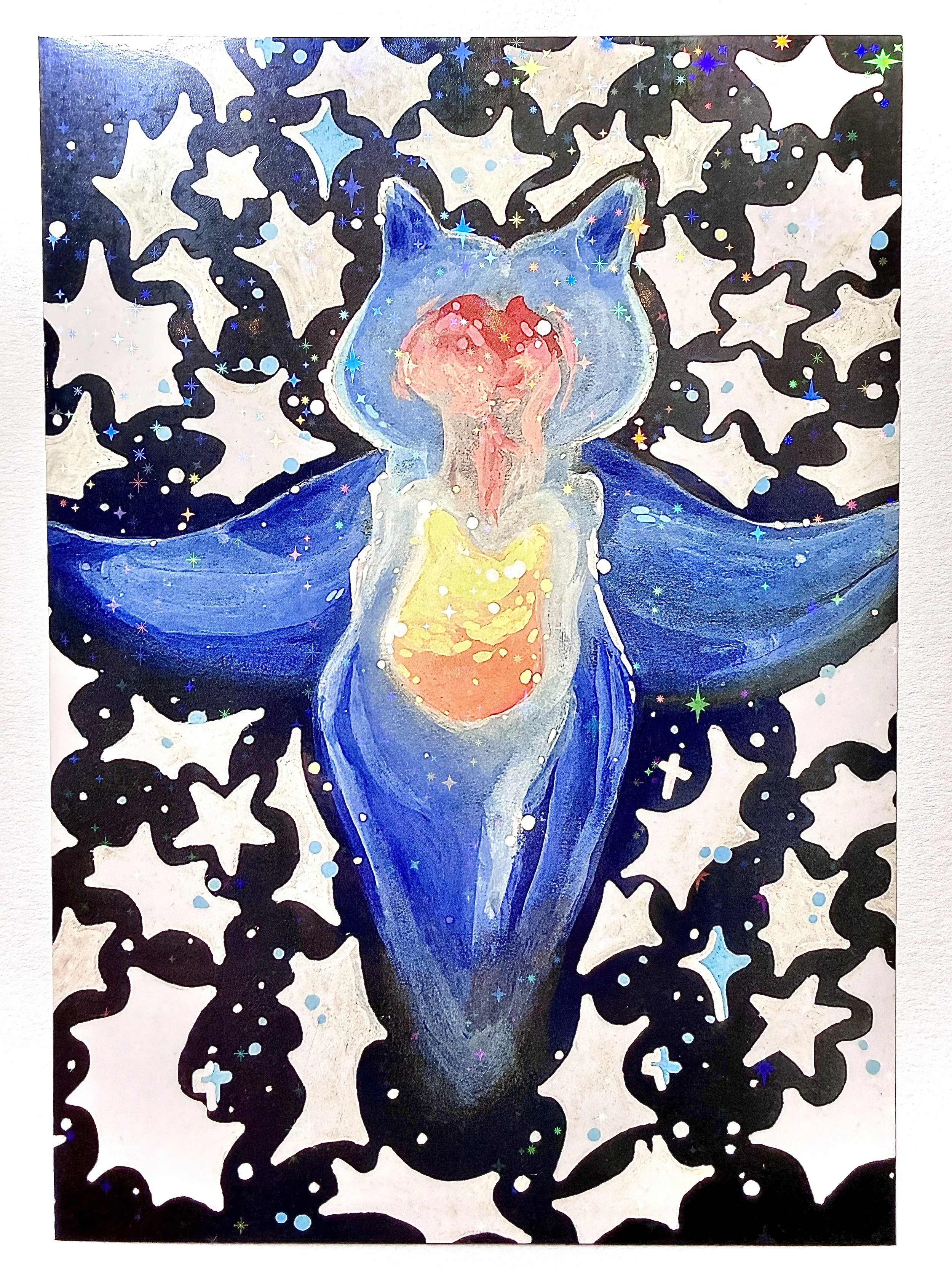 SPARKLY SEA ANGEL PRINT