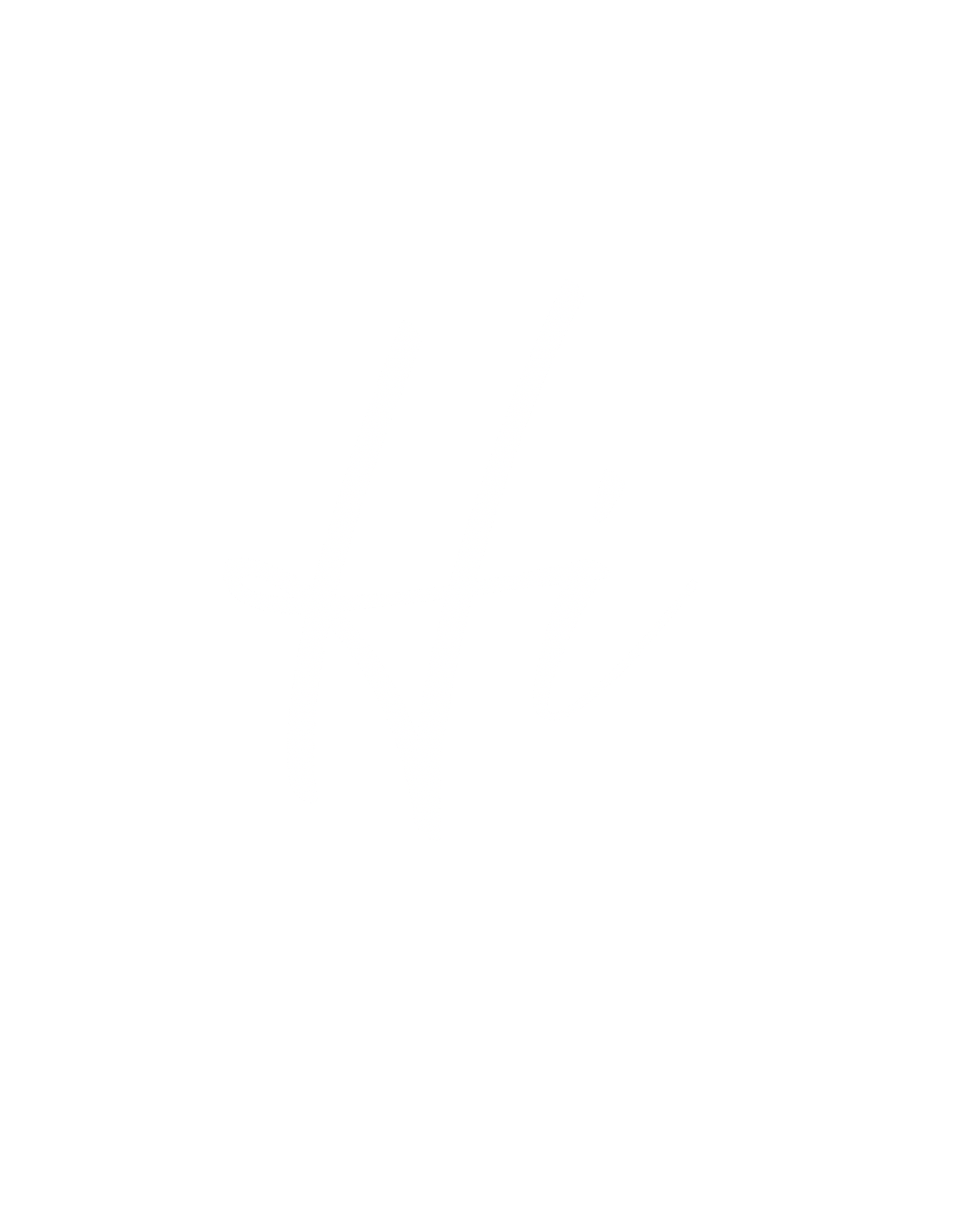 Stylized signature or logo with thin white lines on a black background.