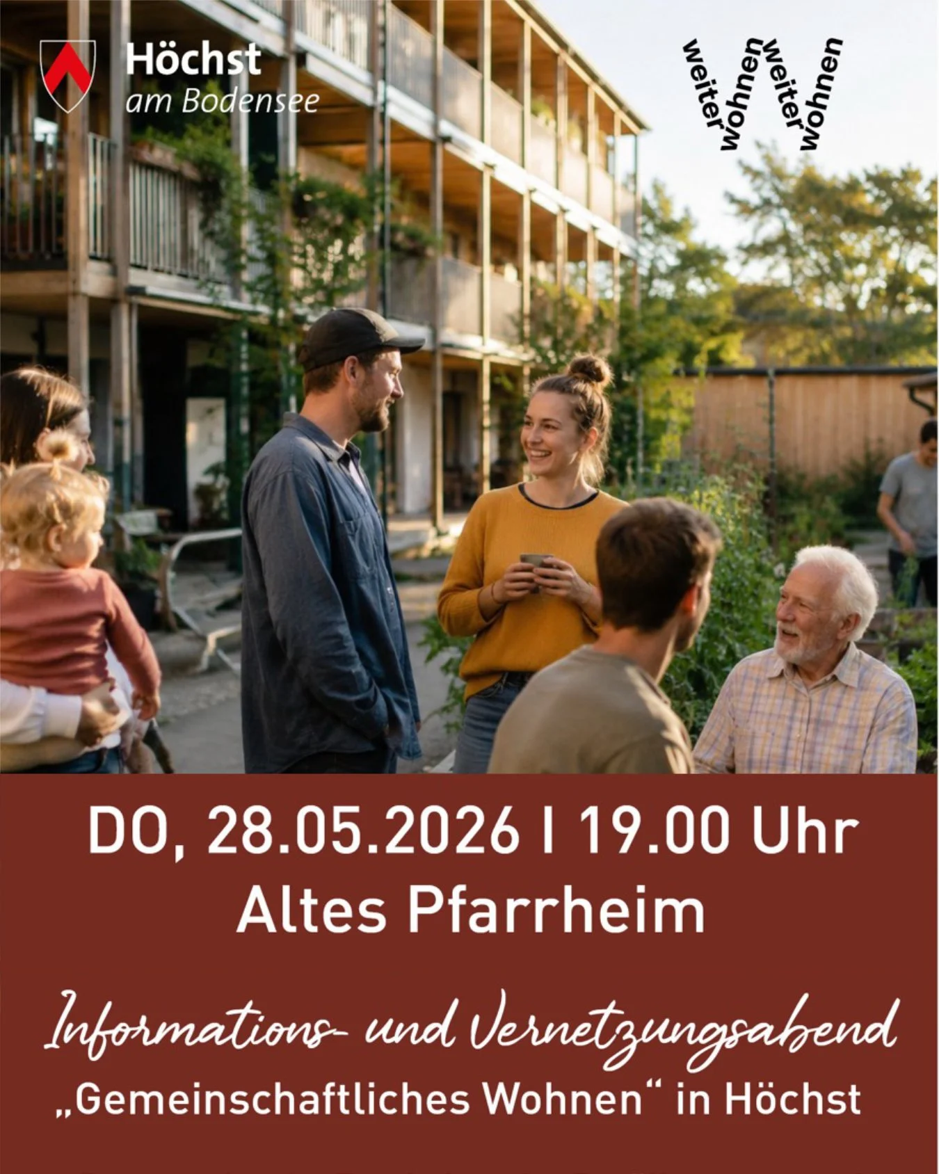 Informations- und Vernetzungsabend “Gemeinschaftliches Wohnen” in Höchst