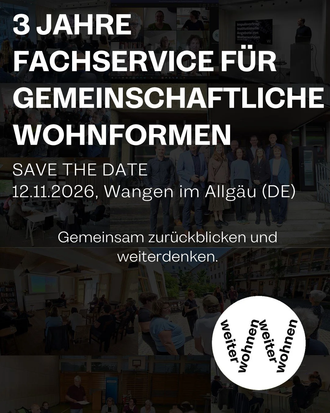 Abschlussveranstaltung EU-Interreg-Projekt “Fachservice für gemeinschaftliche Wohnformen”