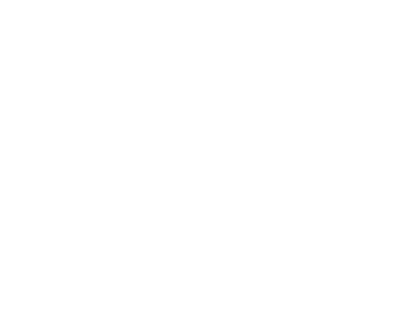 A white paw print logo on a black background.