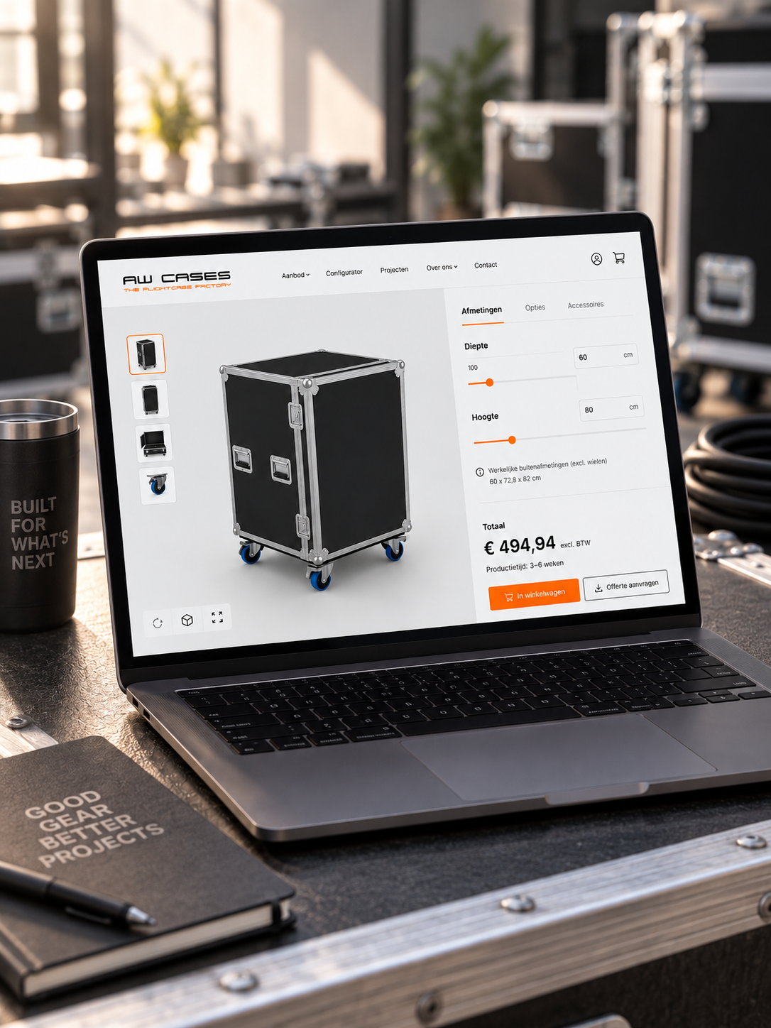 AW Cases &amp; innOVeet: Samen flightcases innoveren in 3D
