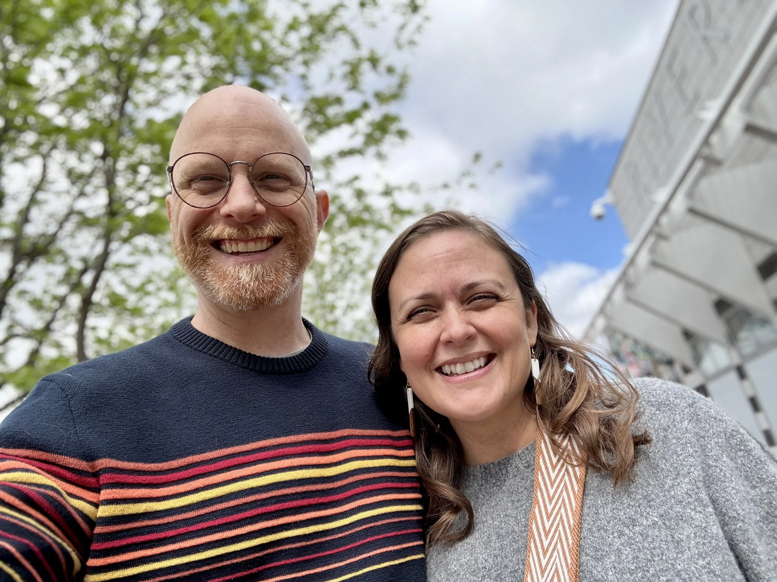 Scott & Dedra outside