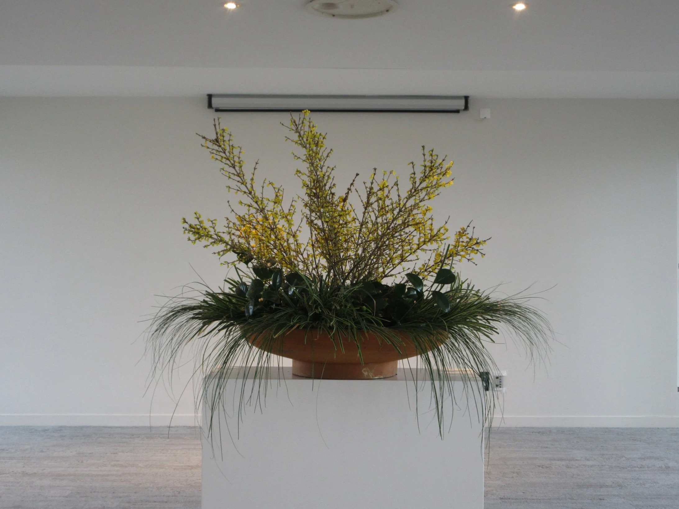 Conception de jardinière pour évènement