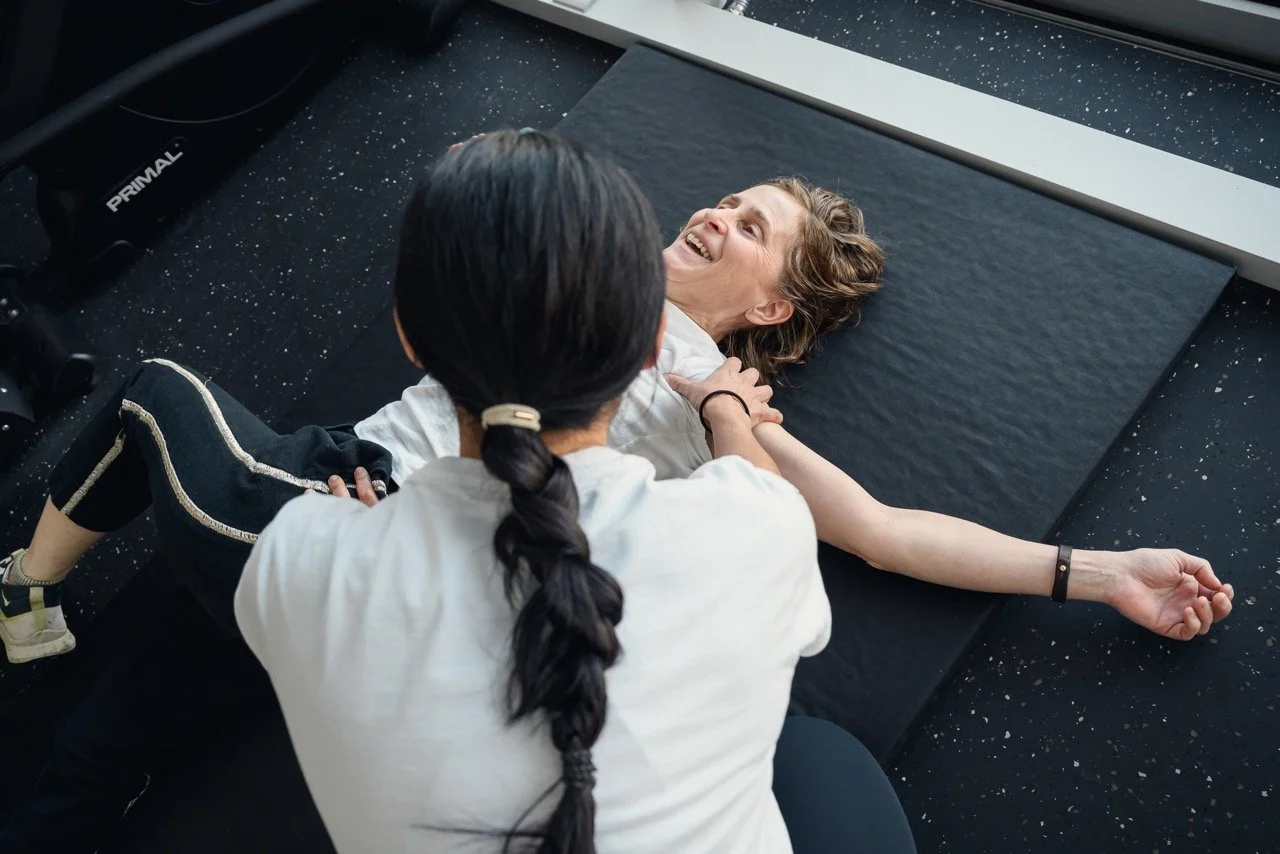 Flexibility Training With Personal Trainee