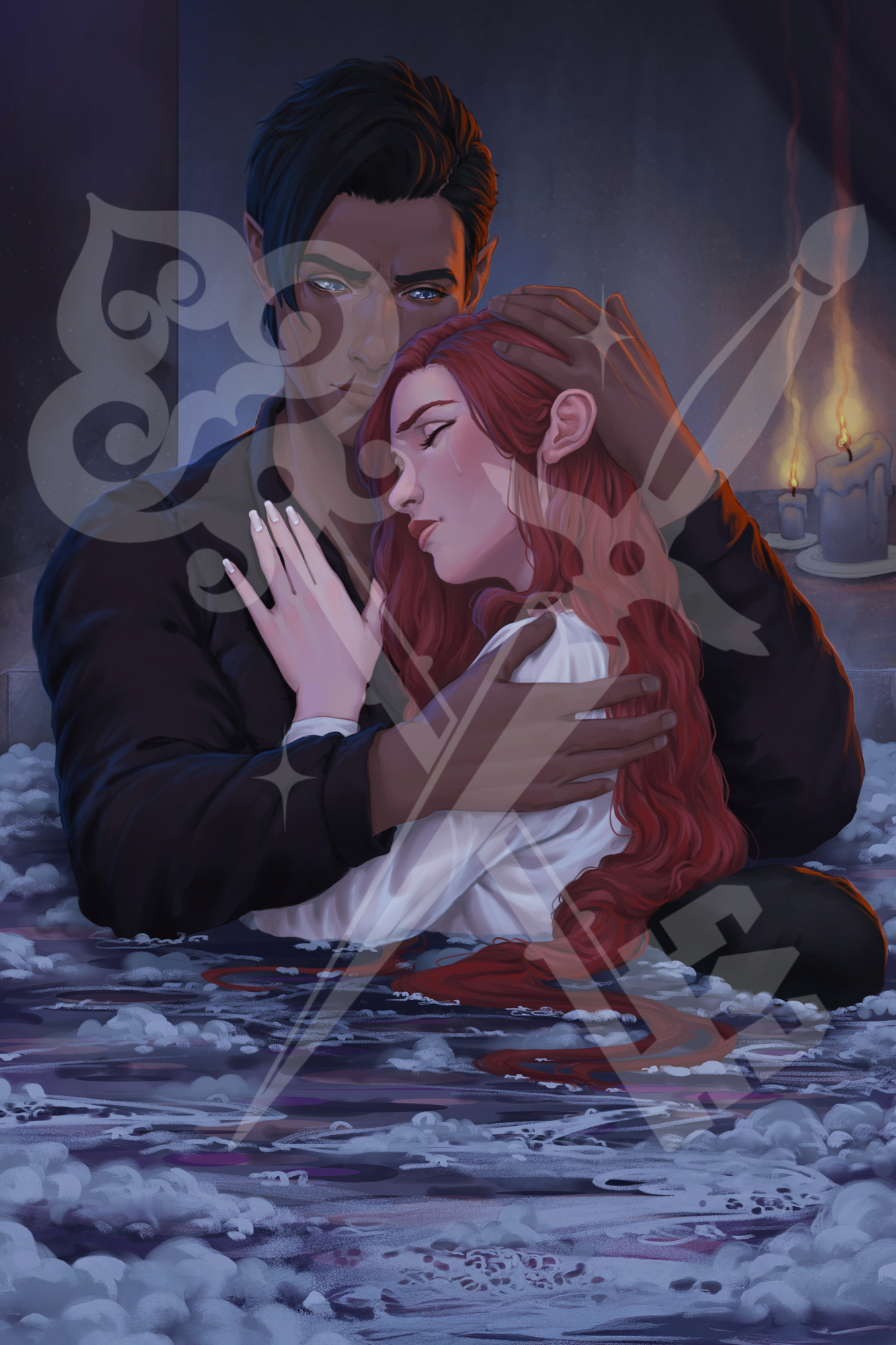 The Bath by @wictorian_art