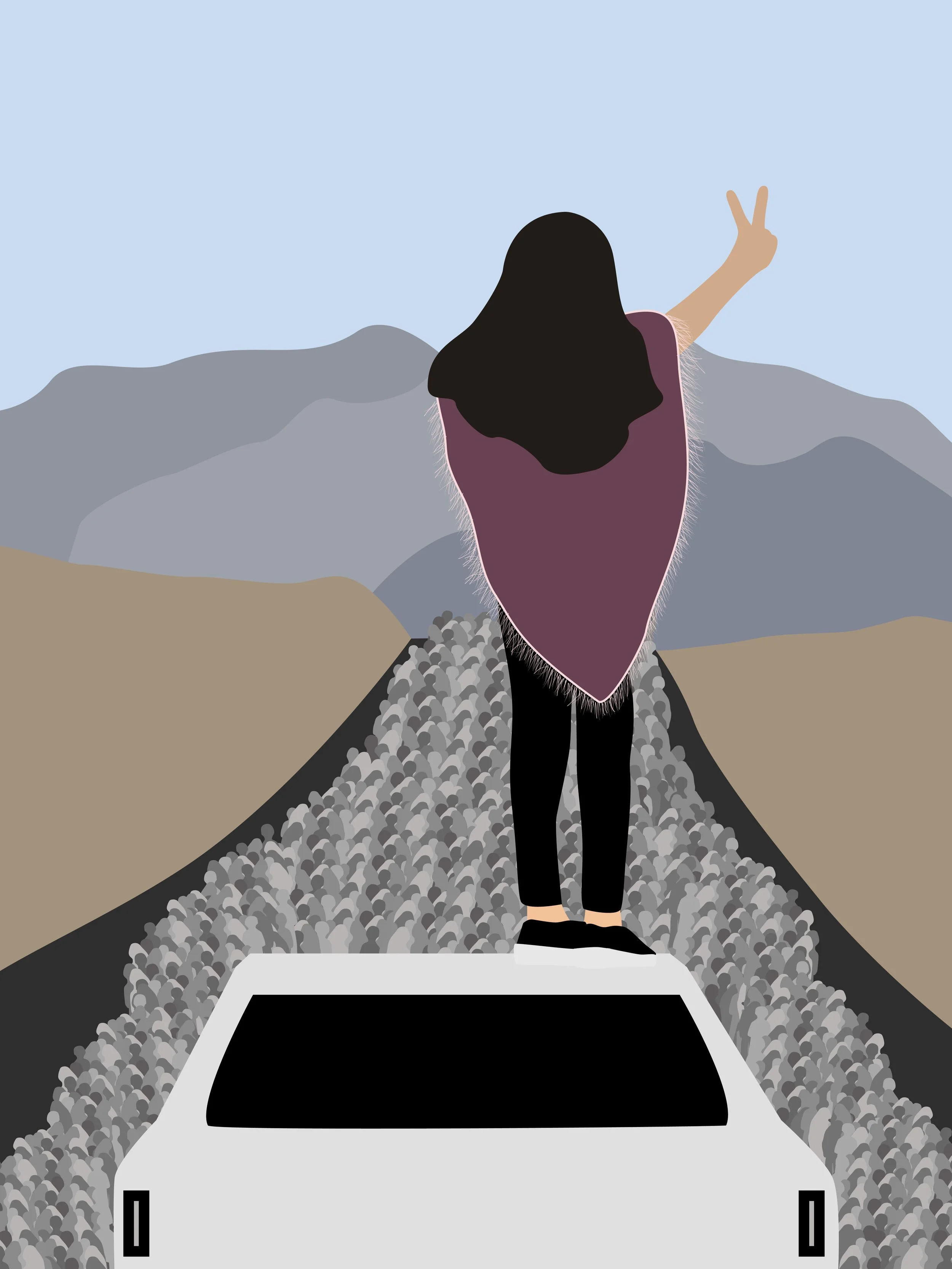 On the 40 day after the murder of Jina Mahsa Amini her family and the whole country were told to not go to her grave site to not stir commotion and fuel protests. As you can imagine this only motivated people more. It is estimated that over 100,000 p