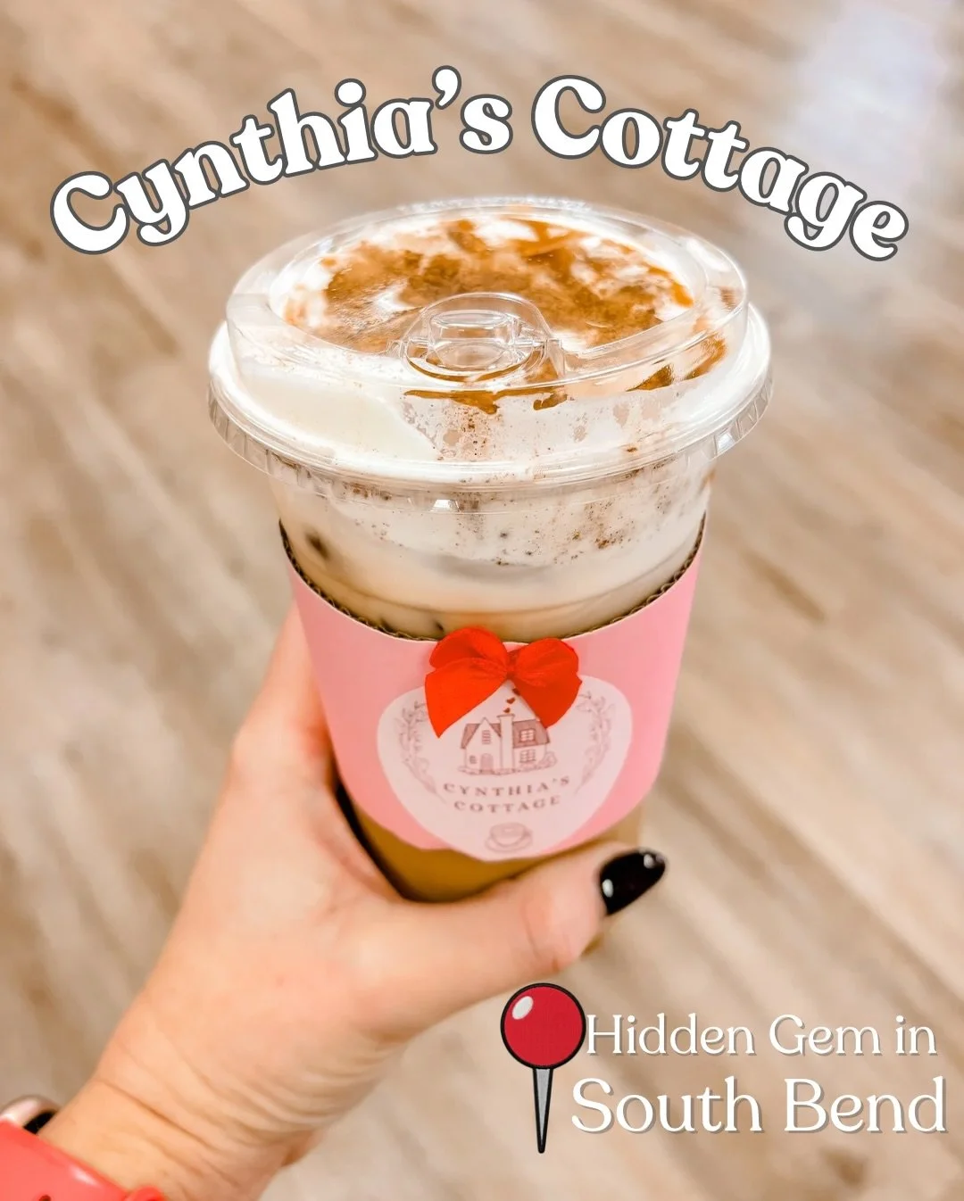 Cynthia&rsquo;s Cottage in South Bend, Indiana 📍

A little hidden gem you need to know about! Cynthia serves her coffee out of her home and it does not disappoint! It&rsquo;s as good as it looks. I promise. 

@cynthias_cottage 

Here is what you nee