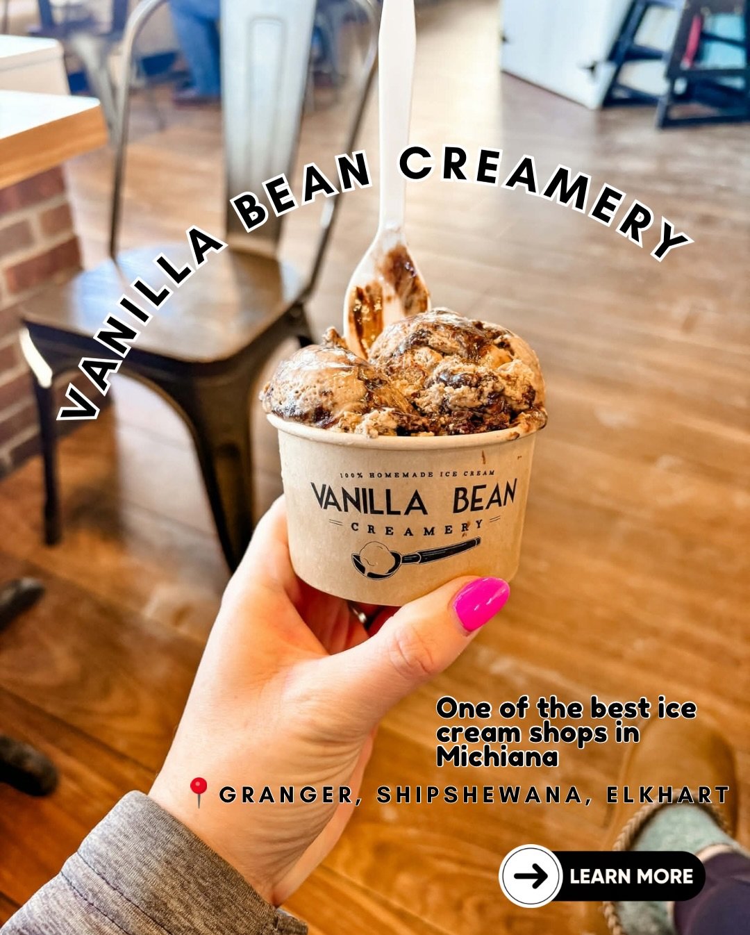 Calling all local ice cream lovers! 

I&rsquo;m sure we have all stopped by a Vanilla Bean location but, if you haven&rsquo;t.. please do! Their ice cream is so good. 100% homemade, waffle cones are made from scratch and most are dye free. This famil