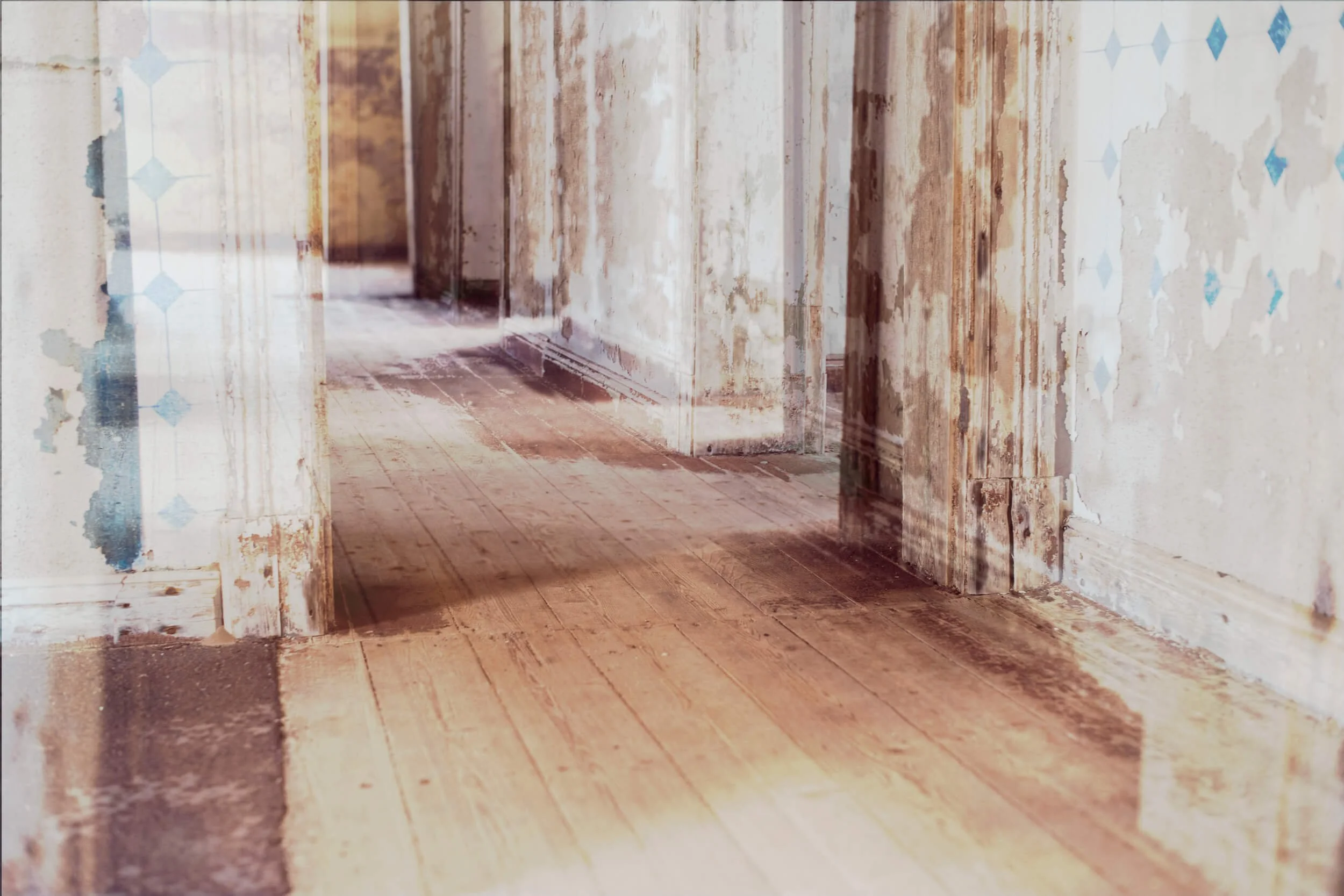 was bleibt 4. fotografische collagen aus kolmanskop.