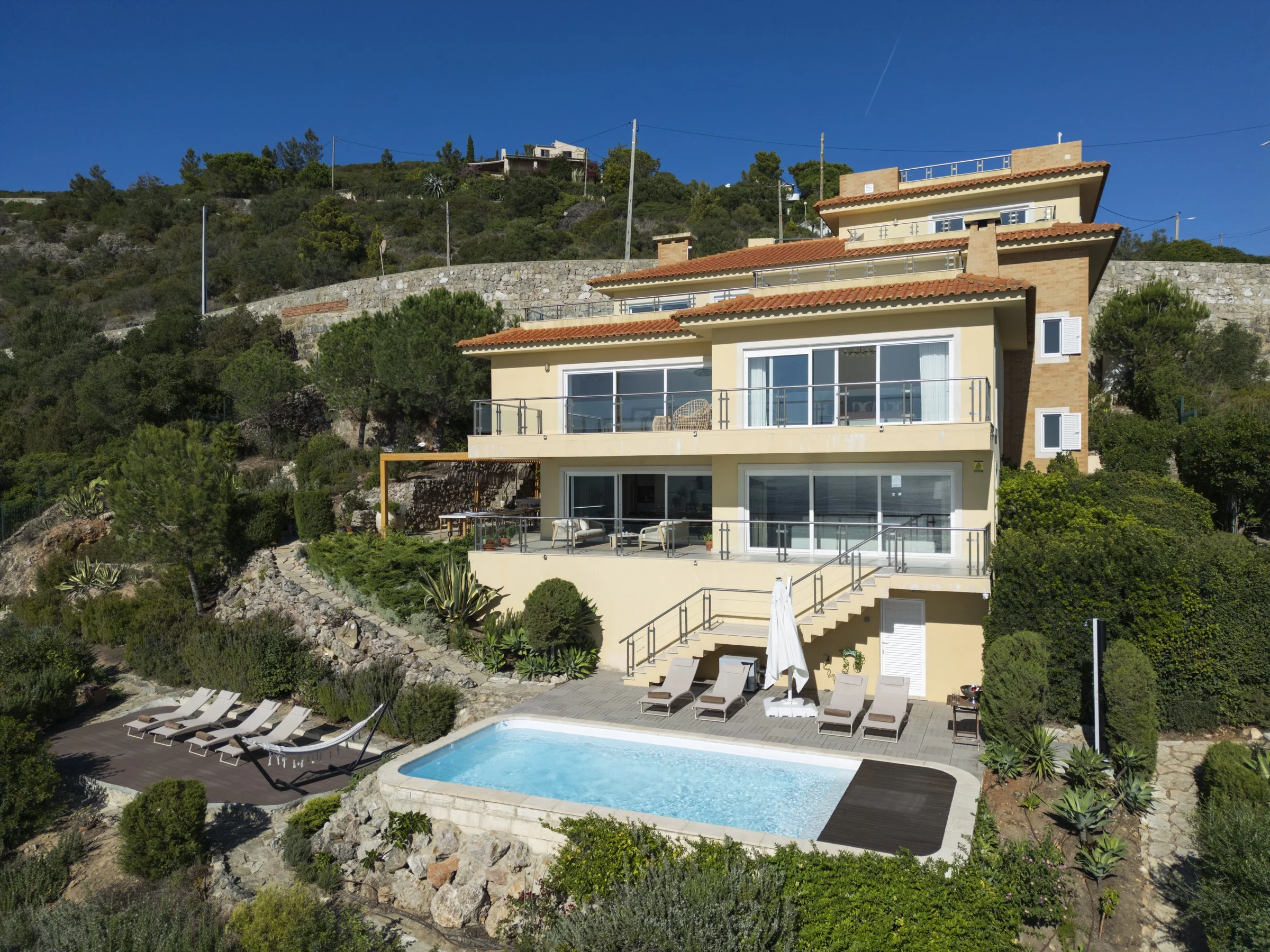 Cliffside Villa with Pool