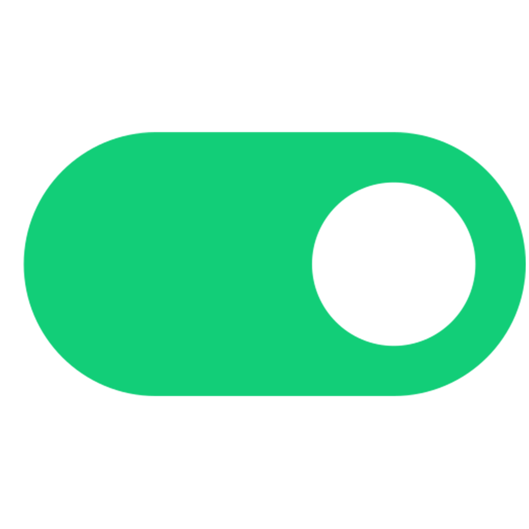 A digitally drawn green capsule pill with a black circular marking on the right side, set against a white background.