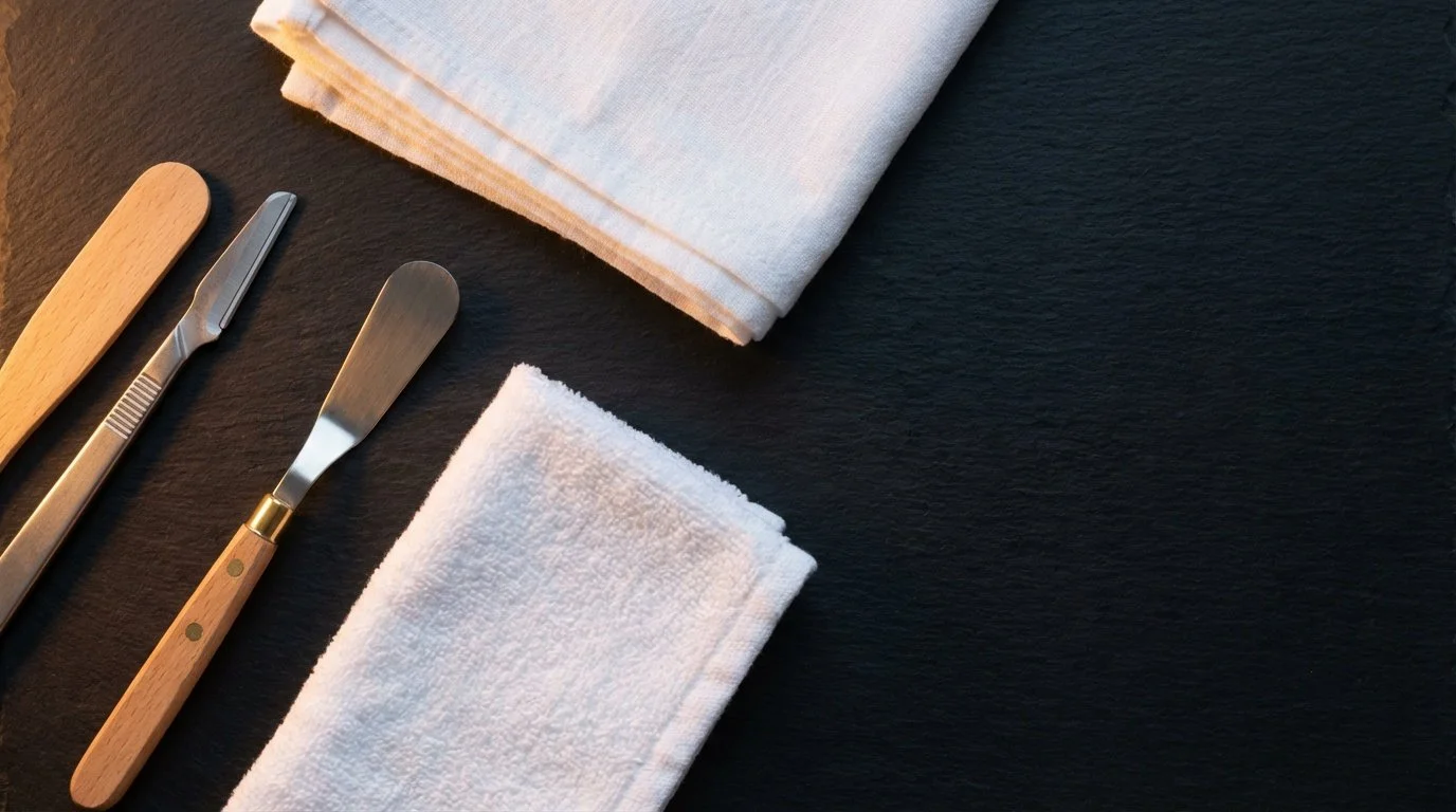 Professional dermaplaning tools used at Be Smooth skincare studio in Portland Oregon